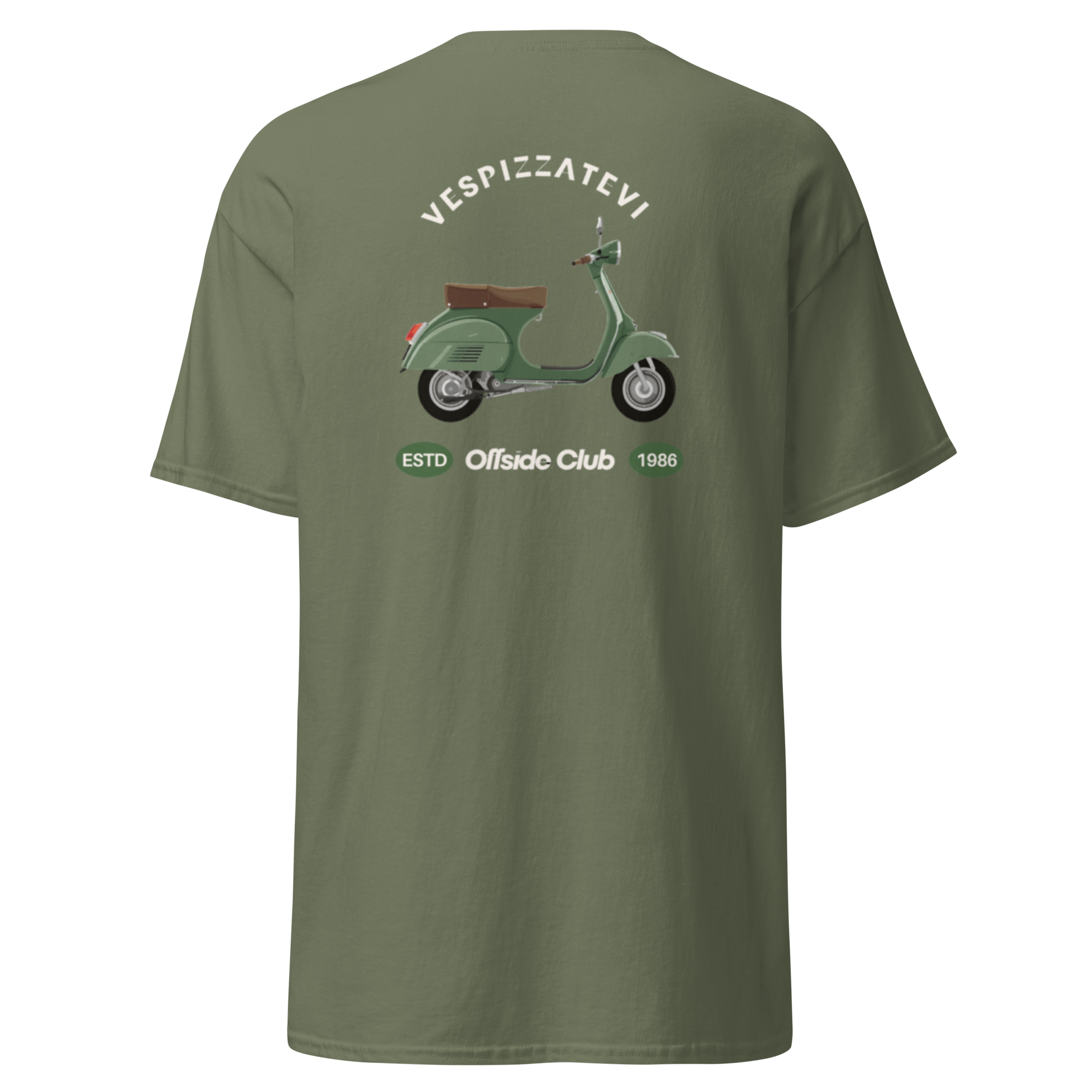Retro Italian Vibes Offside Club Vespa Tee for Unique Style - OFFSIDE CLUB