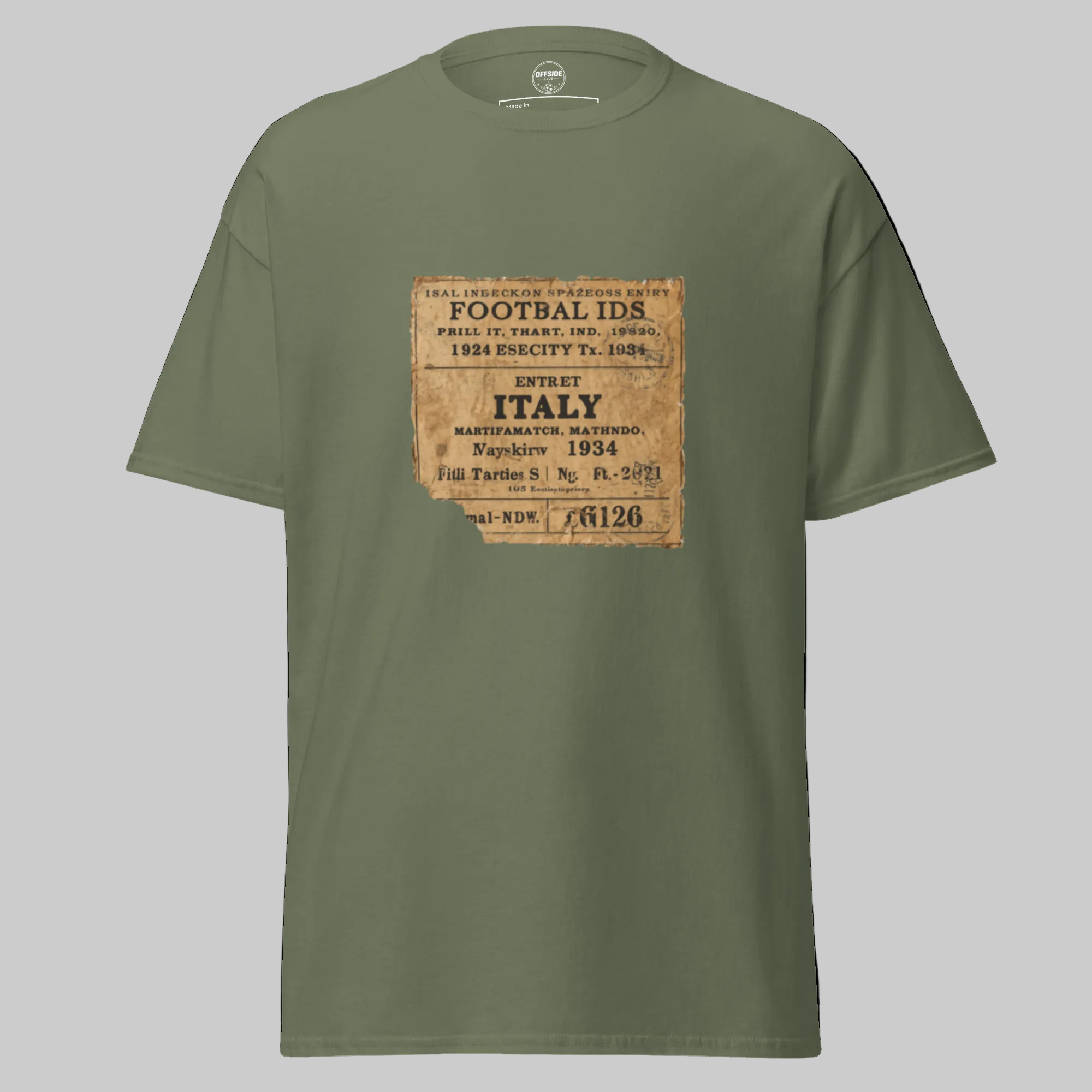 Italy 1934 Vintage Football Shirt - Classic Retro Tee - OFFSIDE CLUB