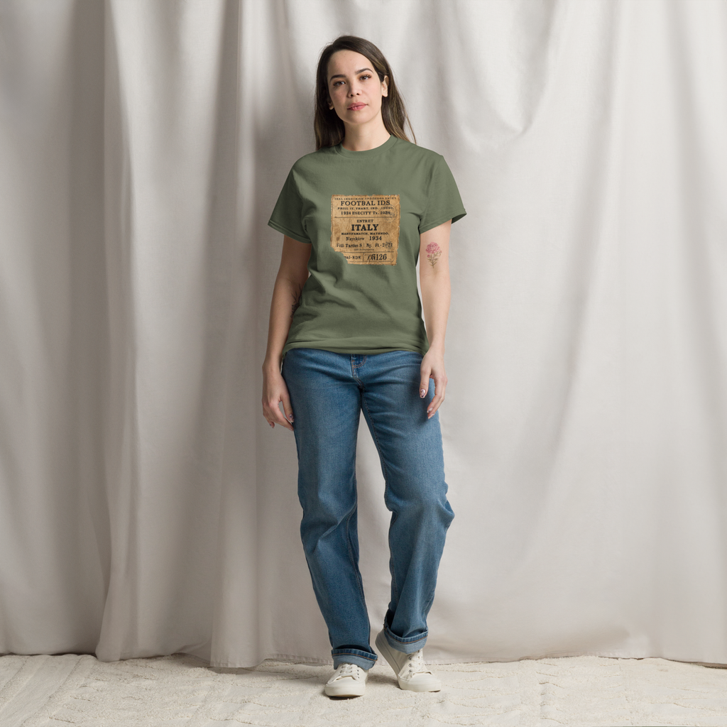 Italy 1934 Vintage Football Shirt - Classic Retro Tee - OFFSIDE CLUB