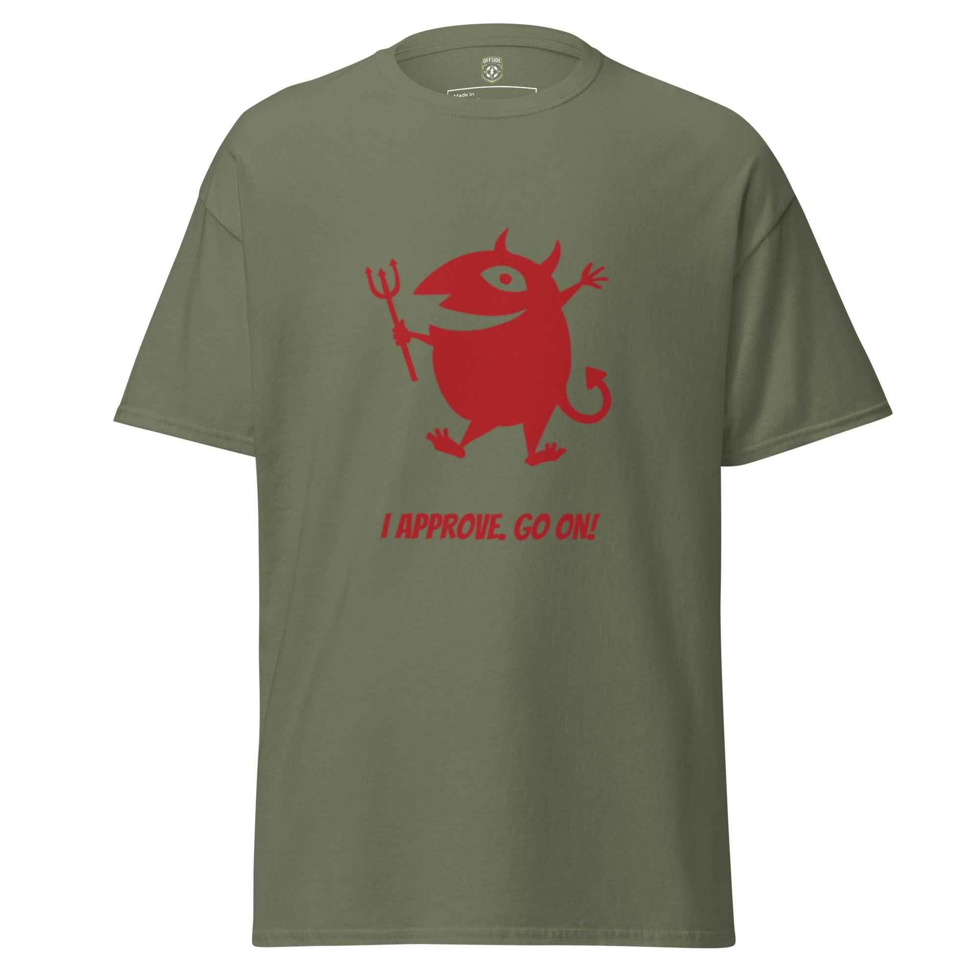 Devil Graphic Tee - I Approve, Go On! - OFFSIDE CLUB
