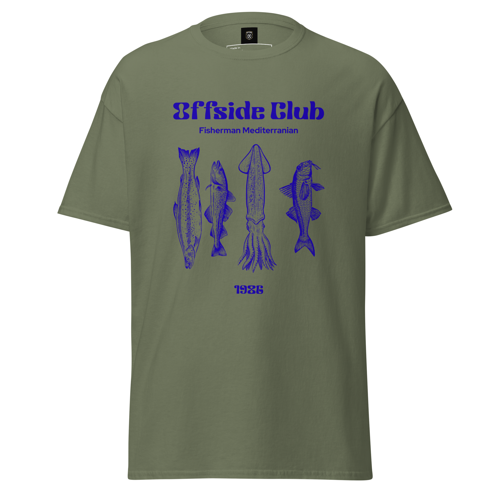 Offside Club Fisherman Mediterranean Graphic Tee - Coastal Style Essential - OFFSIDE CLUB