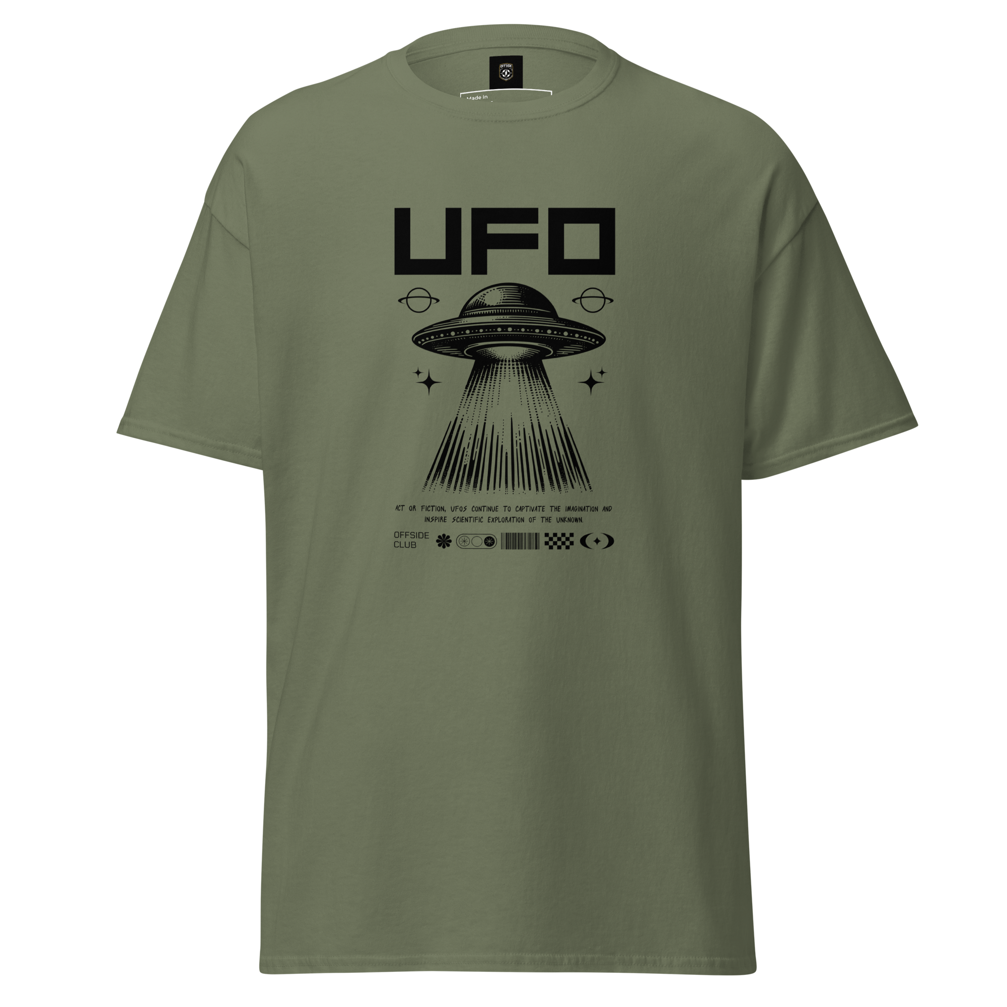 UFO Discovery Graphic Tee - Unleash Your Cosmic Style with Retro Sci-Fi Vibes - OFFSIDE CLUB