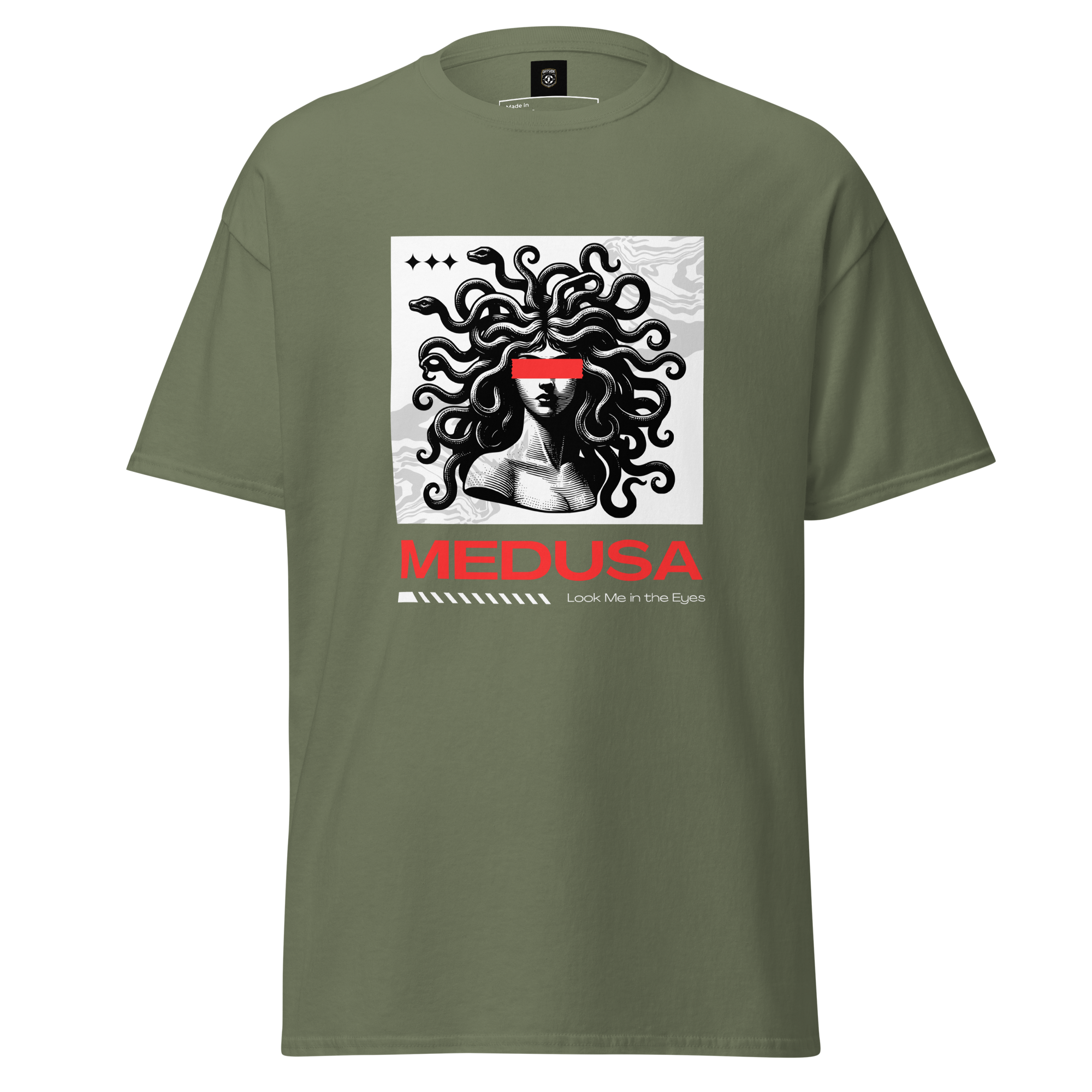 Medusa Graphic Tee - Look Me In The Eyes - OFFSIDE CLUB