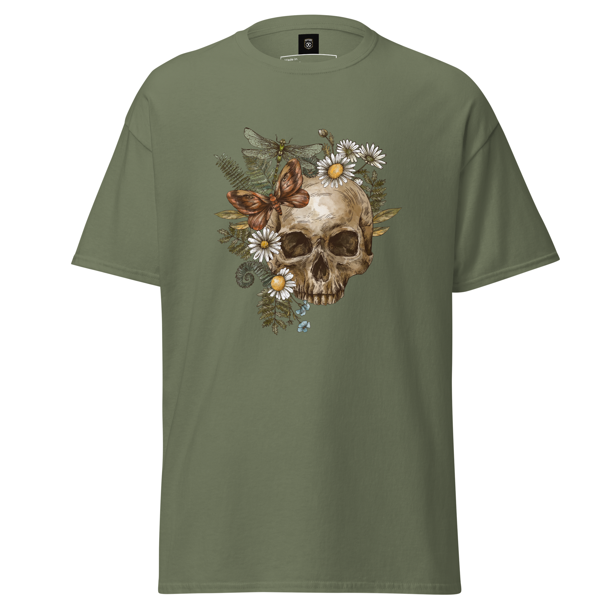 The Botanical Skull Heavyweight T-Shirt