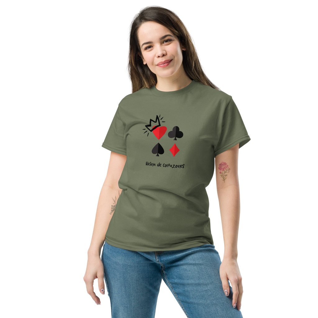 Reina de Corazones Tee - Stylish Statement Shirt for Every Occasion - OFFSIDE CLUB