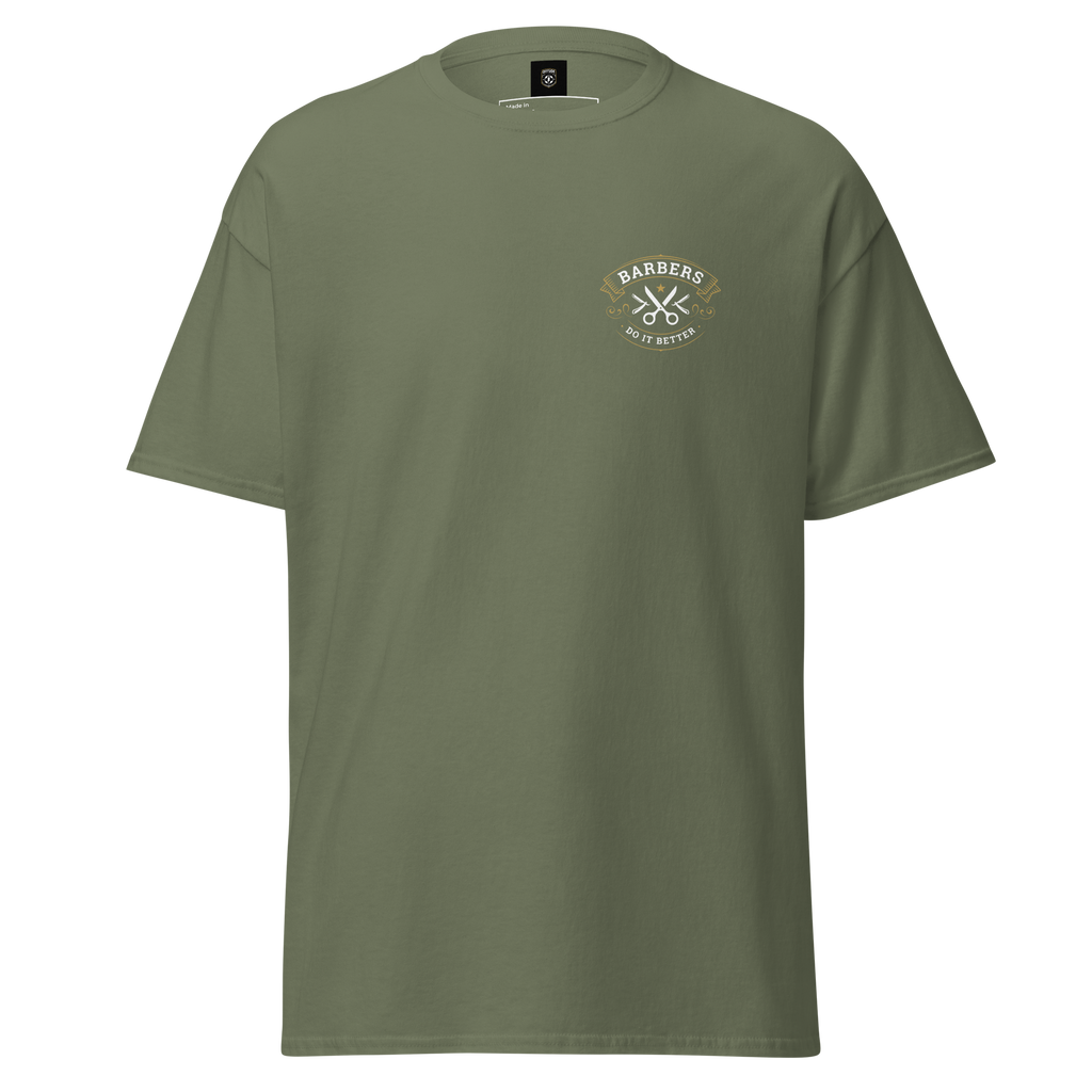 Classic Barber Graphic Tee - Timeless Style for Every Grooming Enthusiast - OFFSIDE CLUB