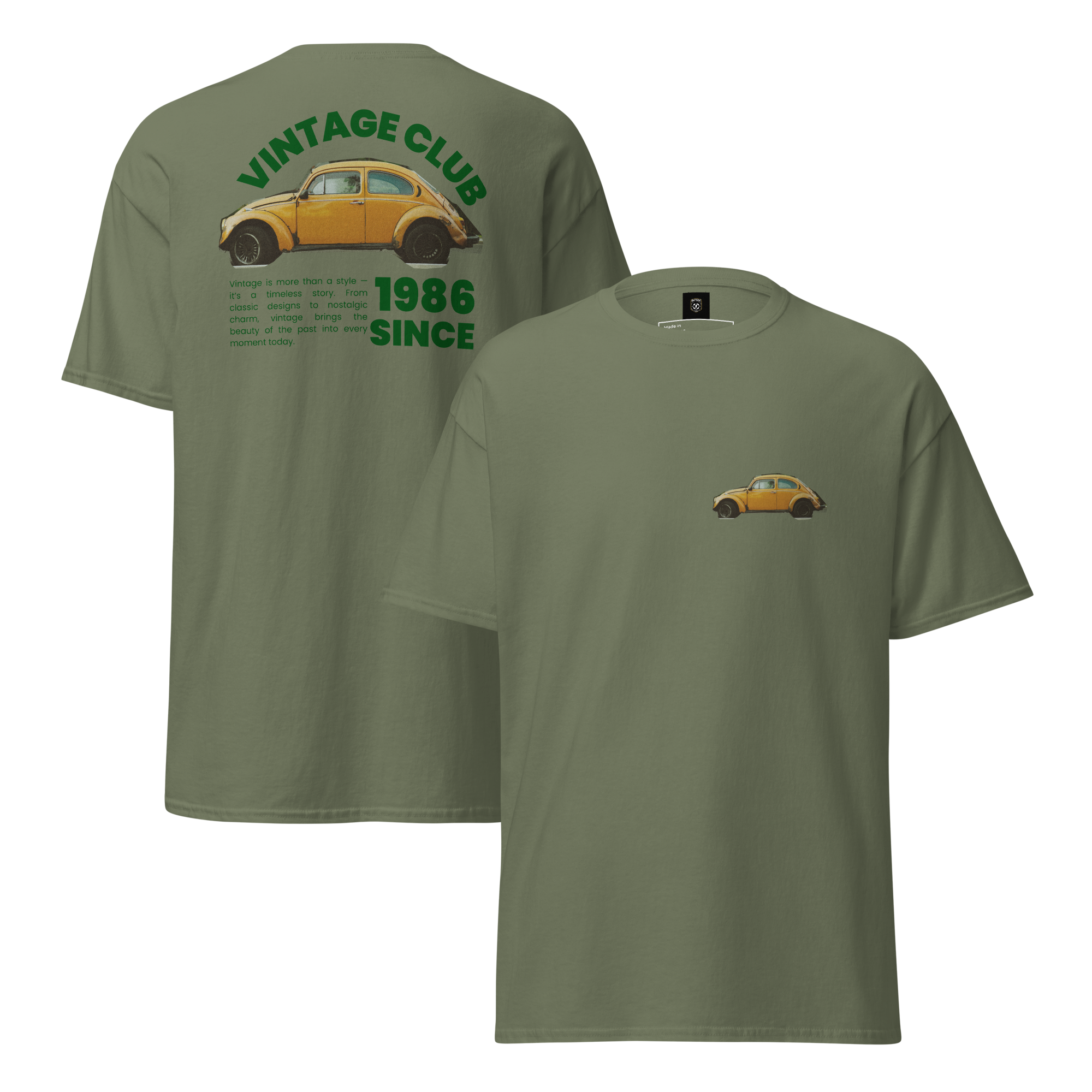 Vintage 1986 Graphic Tee - Classic Style for Retro Enthusiasts - OFFSIDE CLUB