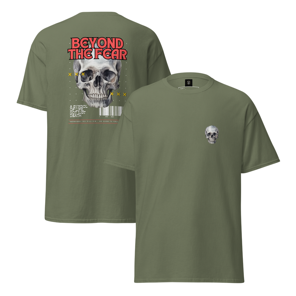 Beyond the Fear Graphic Tee - Inspiring Beyond the Fear T-Shirt for Everyday Courage - OFFSIDE CLUB