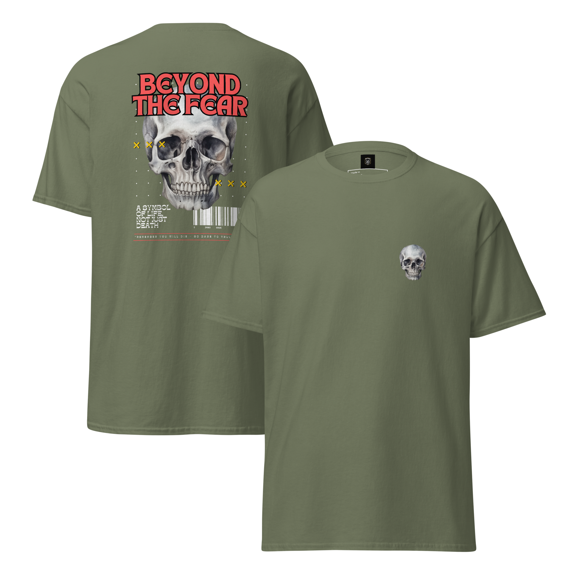 Beyond the Fear Graphic Tee - Inspiring Beyond the Fear T-Shirt for Everyday Courage - OFFSIDE CLUB