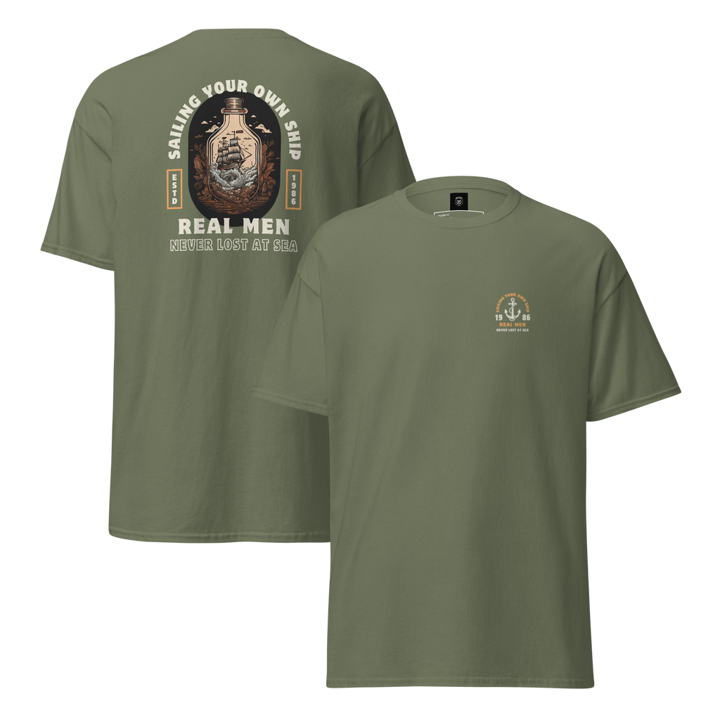 Lost At Sea Graphic Tee for Adventure Lovers - OFFSIDE CLUB