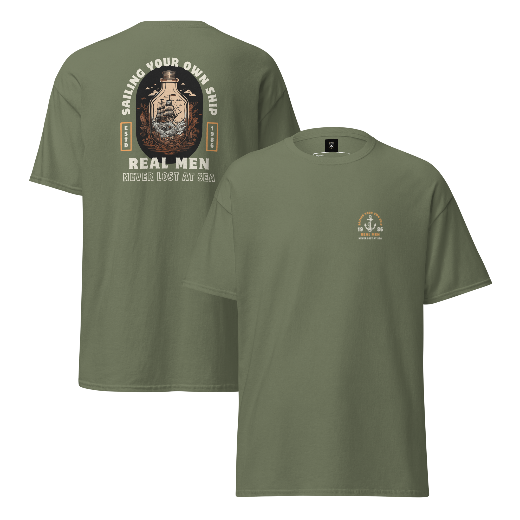 Lost At Sea Graphic Tee for Adventure Lovers - OFFSIDE CLUB