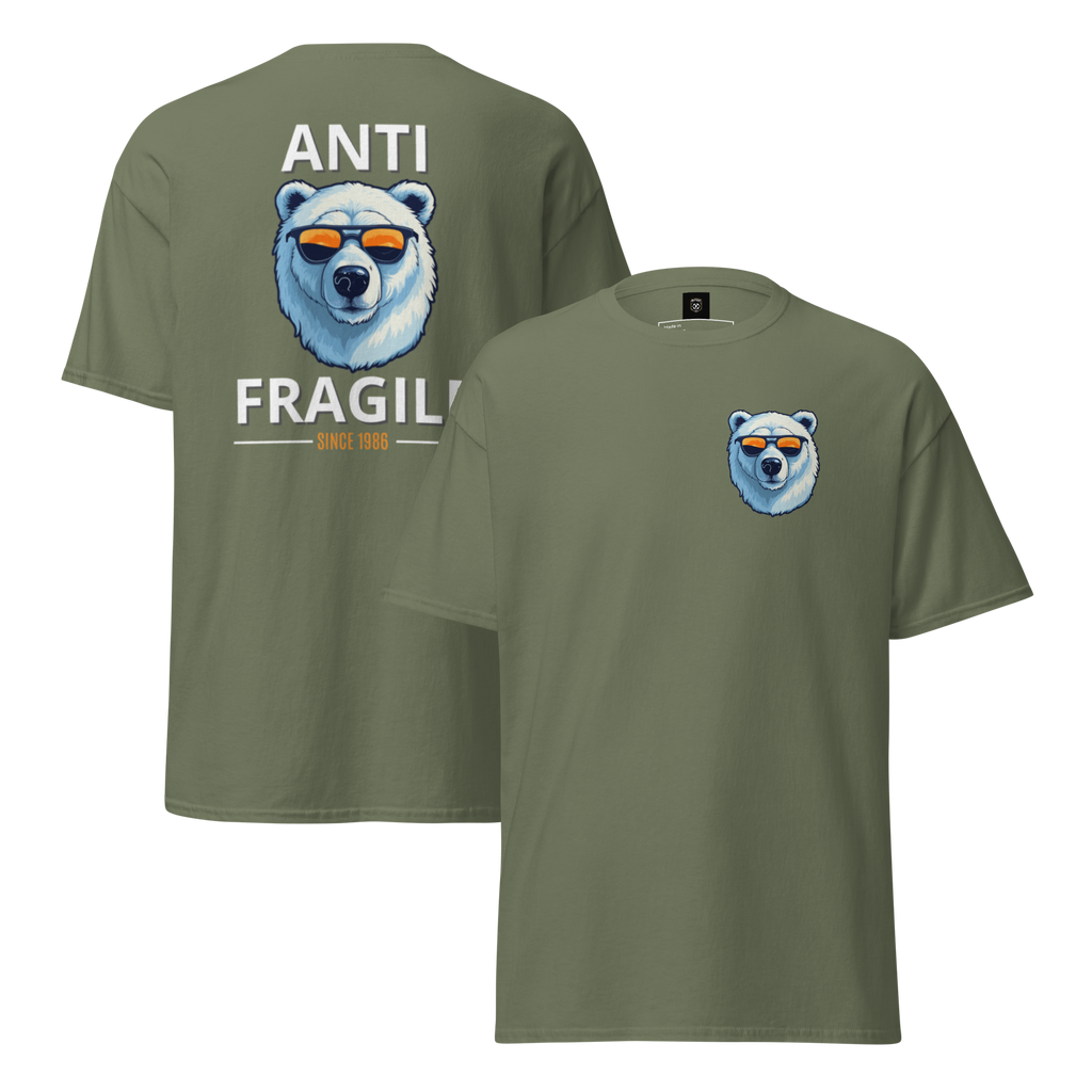 Antifragile Polar Bear Tee - Stand Out in Unique Urban Streetwear for Fearless Fashion - OFFSIDE CLUB