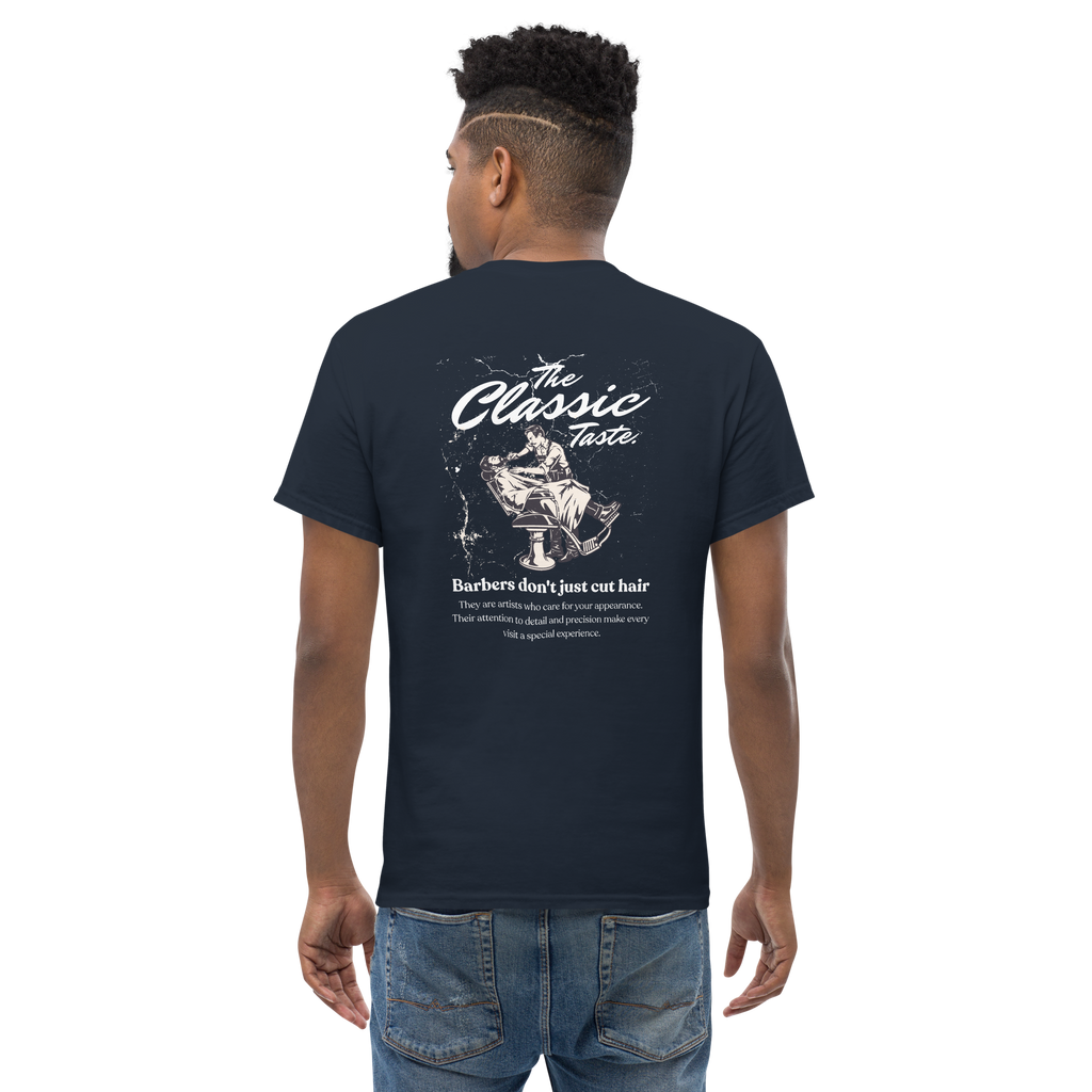 Classic Barber Graphic Tee - Timeless Style for Every Grooming Enthusiast - OFFSIDE CLUB