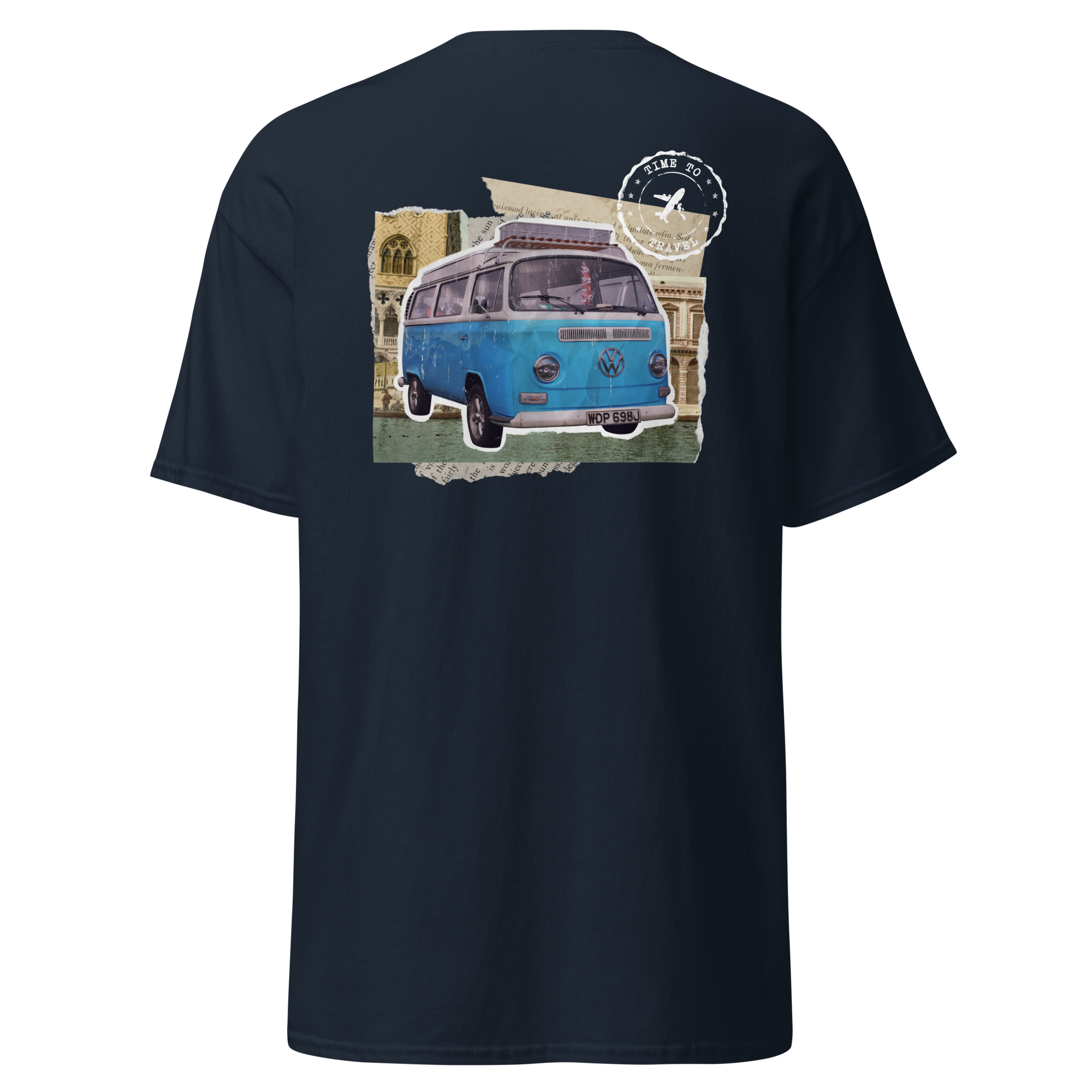 Wanderlust Graphic Tee for Adventure Seekers - Retro Van Design - OFFSIDE CLUB