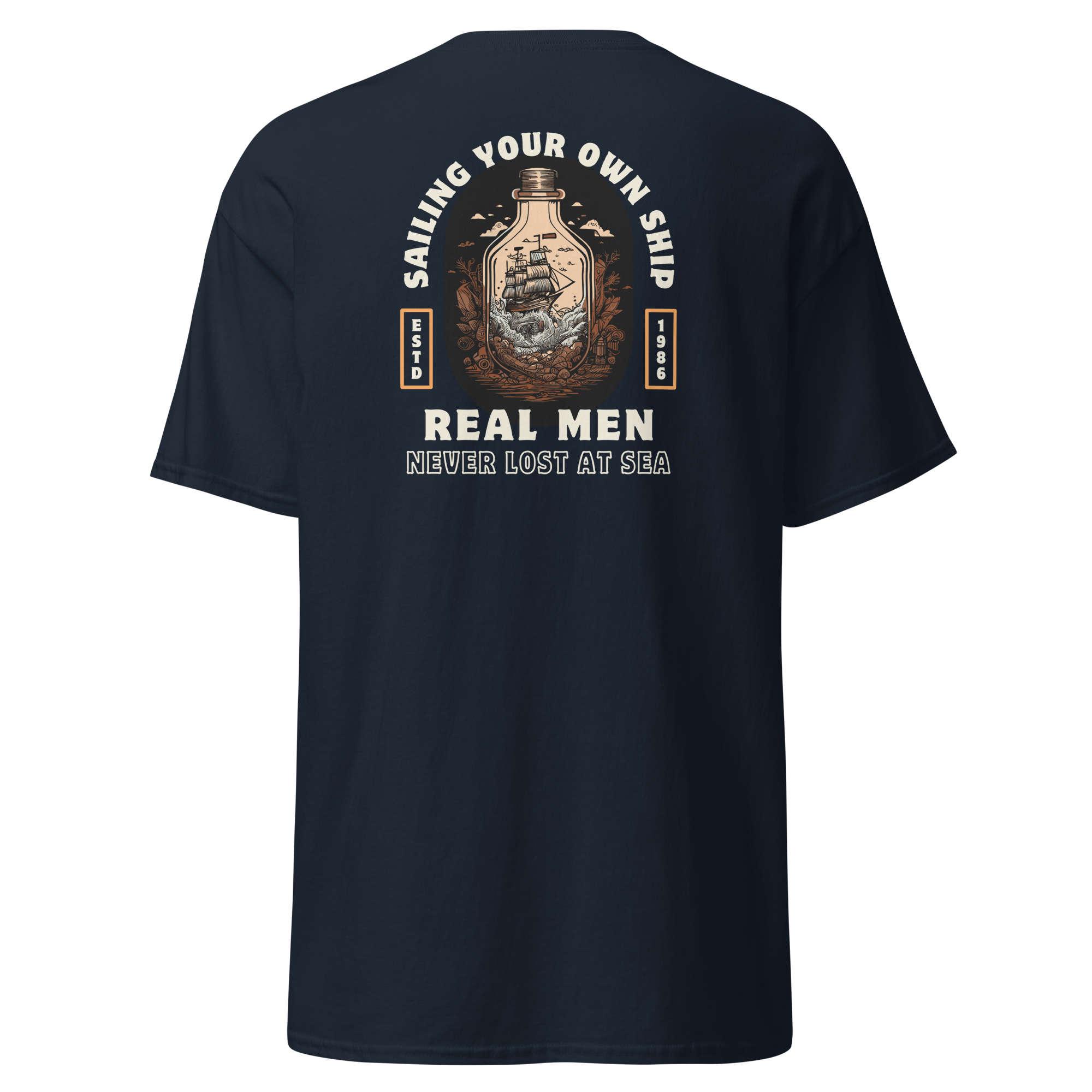 Lost At Sea Graphic Tee for Adventure Lovers - OFFSIDE CLUB