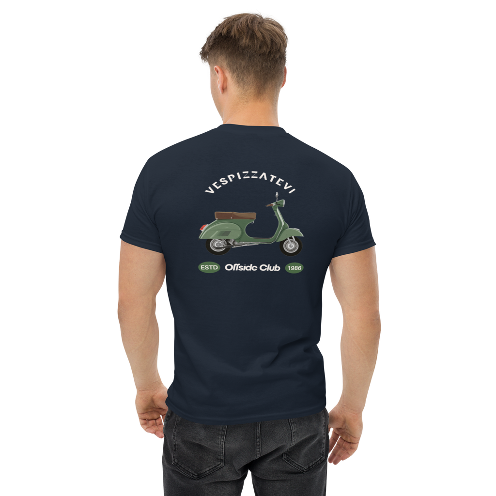 Retro Italian Vibes Offside Club Vespa Tee for Unique Style - OFFSIDE CLUB