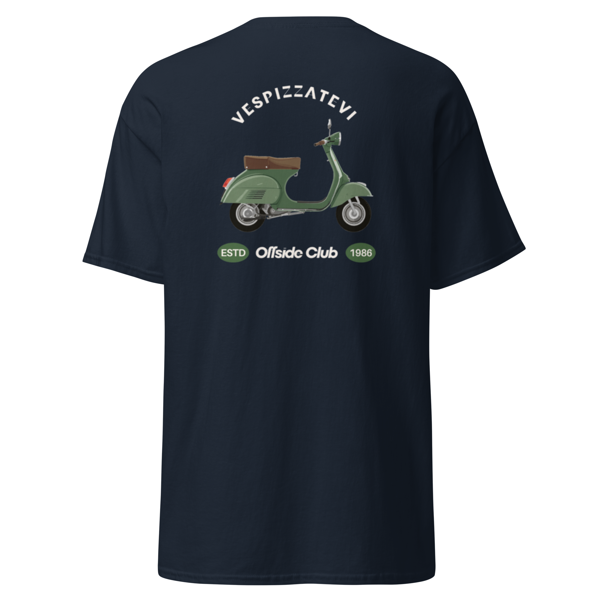 Retro Italian Vibes Offside Club Vespa Tee for Unique Style - OFFSIDE CLUB