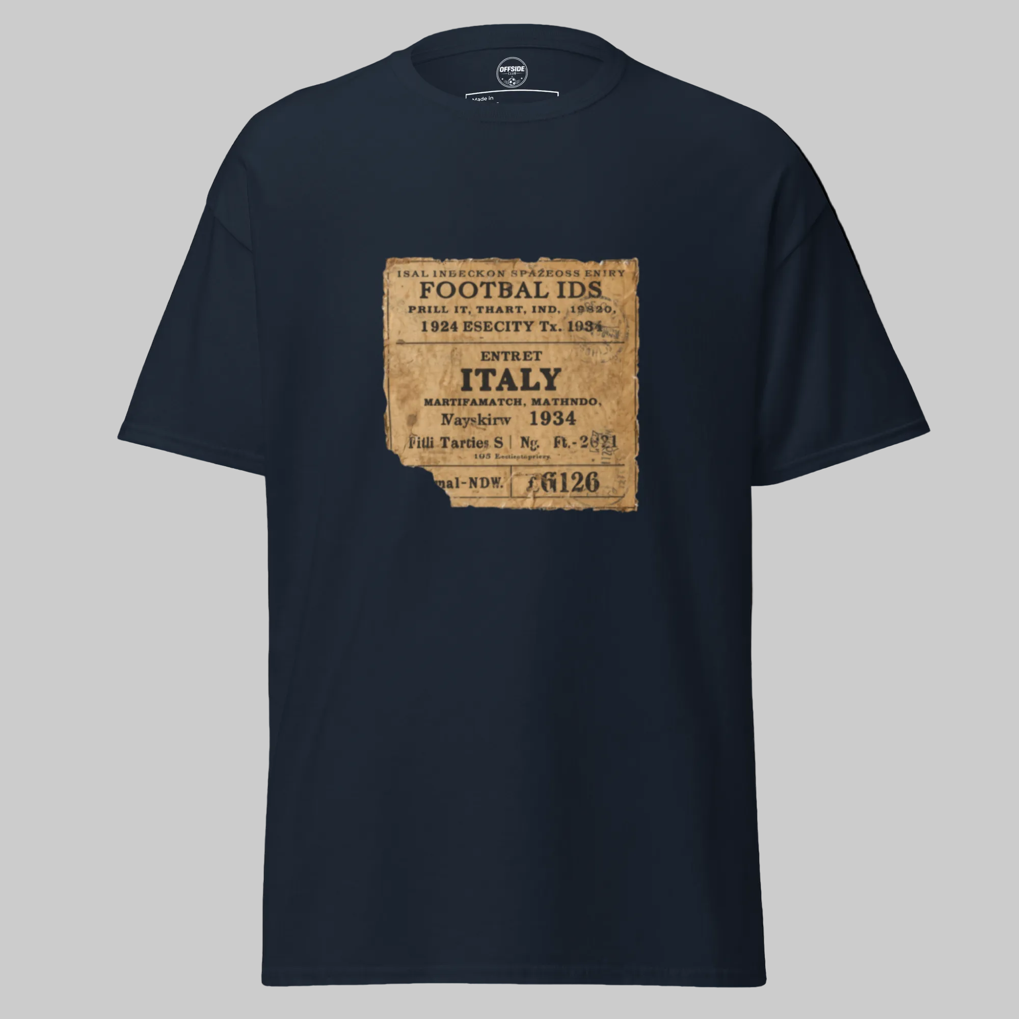 ITALY 1934 Vintage Football Tee
