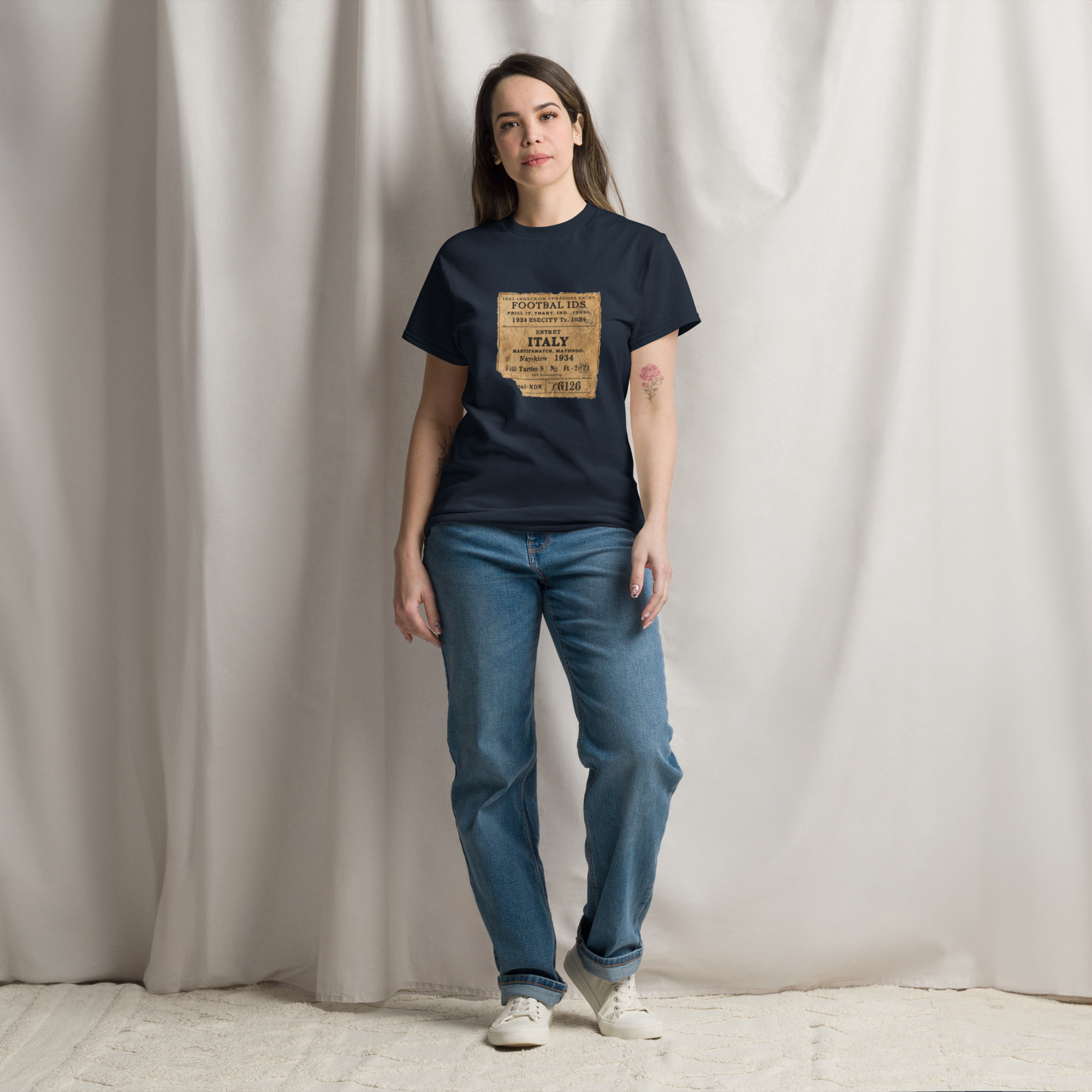 Italy 1934 Vintage Football Shirt - Classic Retro Tee - OFFSIDE CLUB