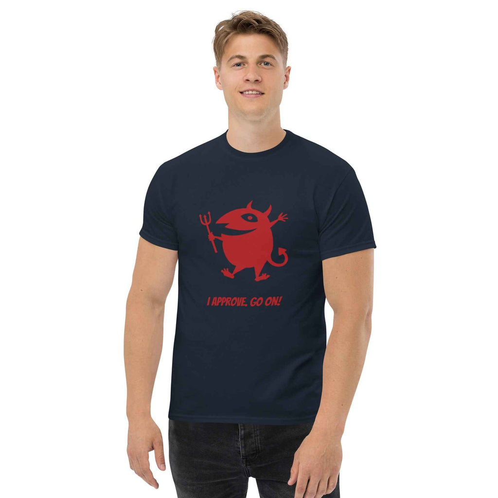 Devil Graphic Tee - I Approve, Go On! - OFFSIDE CLUB