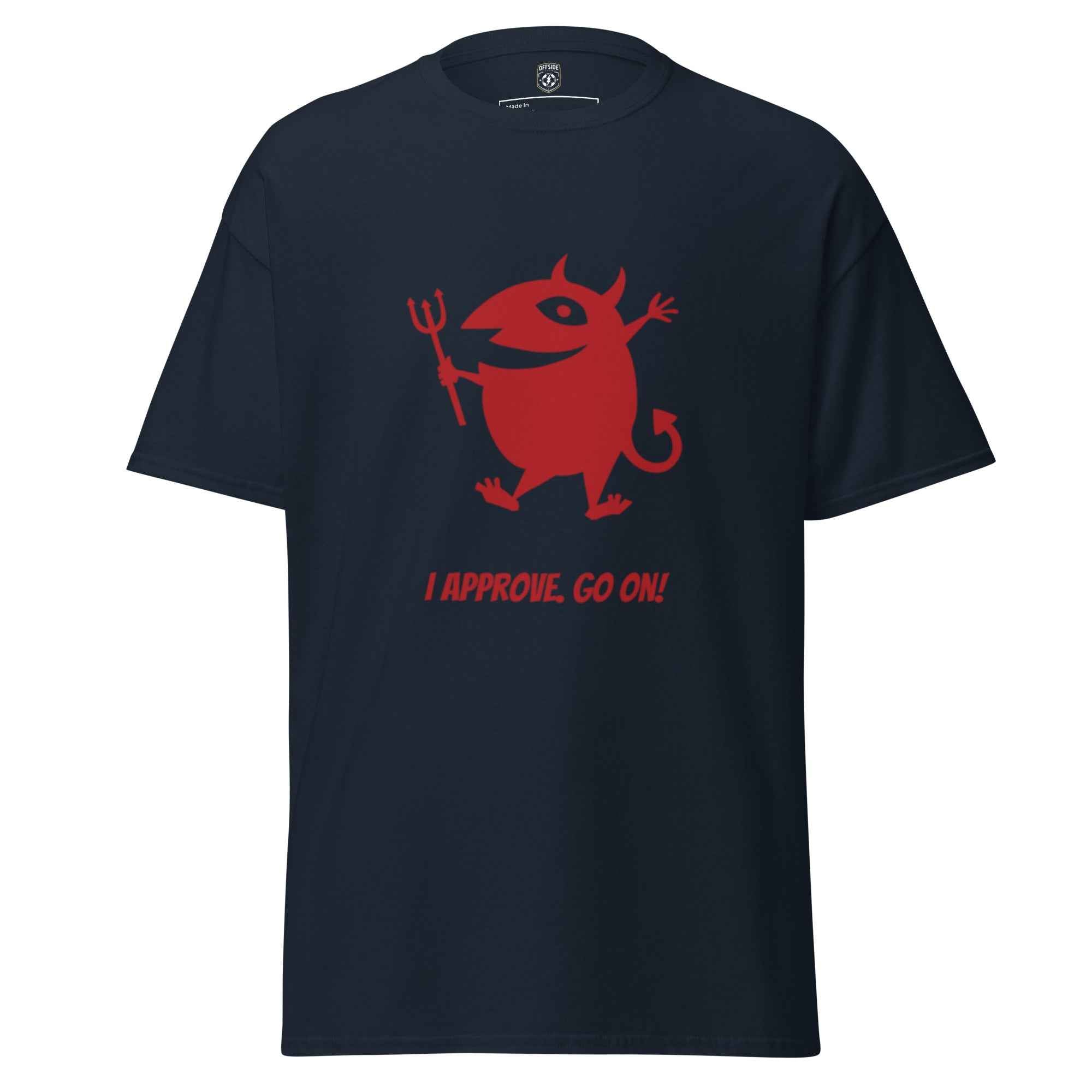 Devil Graphic Tee - I Approve, Go On! - OFFSIDE CLUB