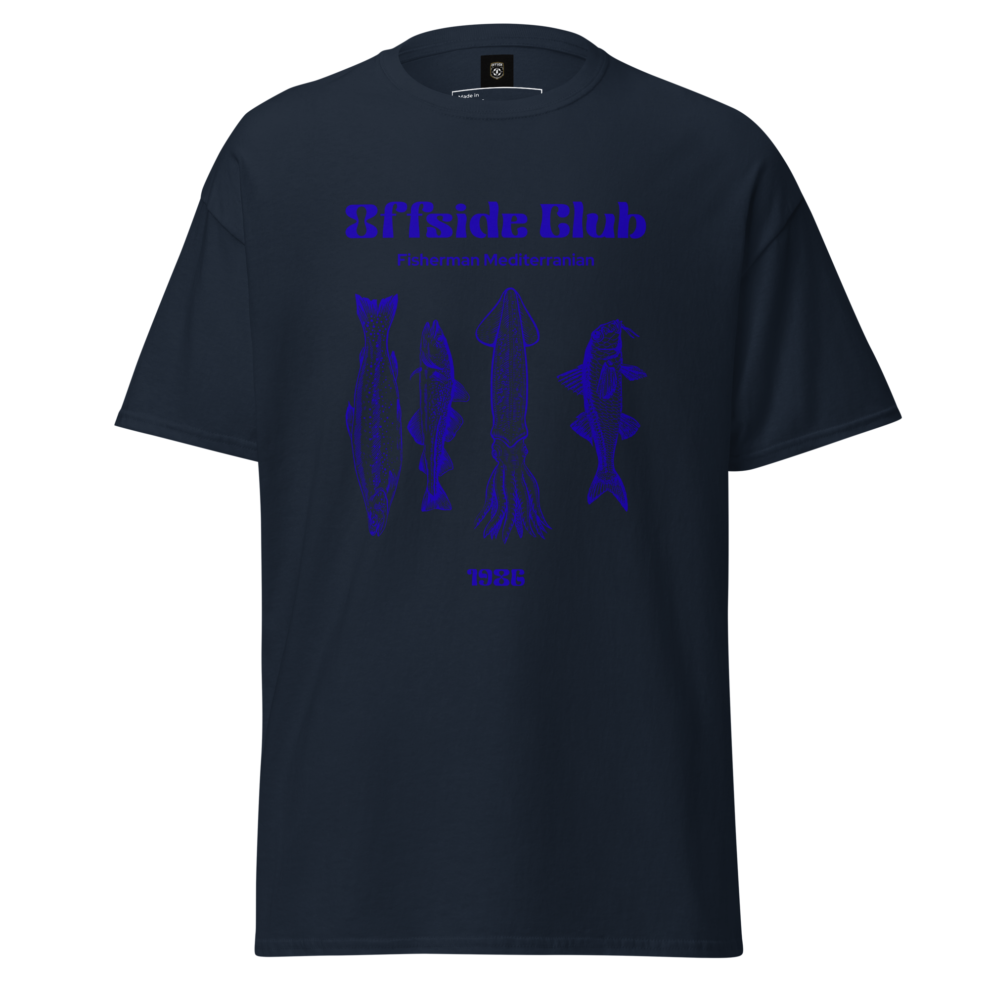 Offside Club Fisherman Mediterranean Graphic Tee - Coastal Style Essential - OFFSIDE CLUB