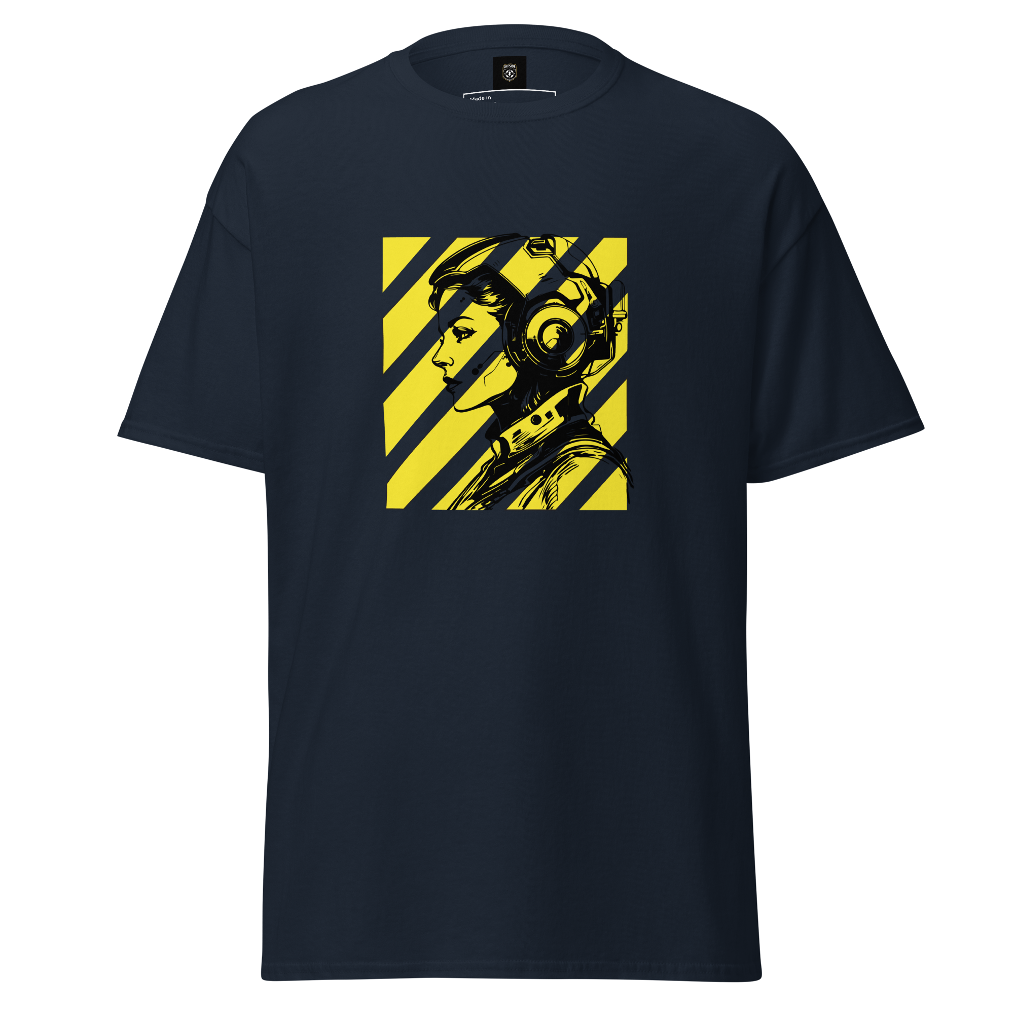 Futuristic Sci-Fi Shirt: Embrace Your Unique Style with a Bold Portrait Design - OFFSIDE CLUB