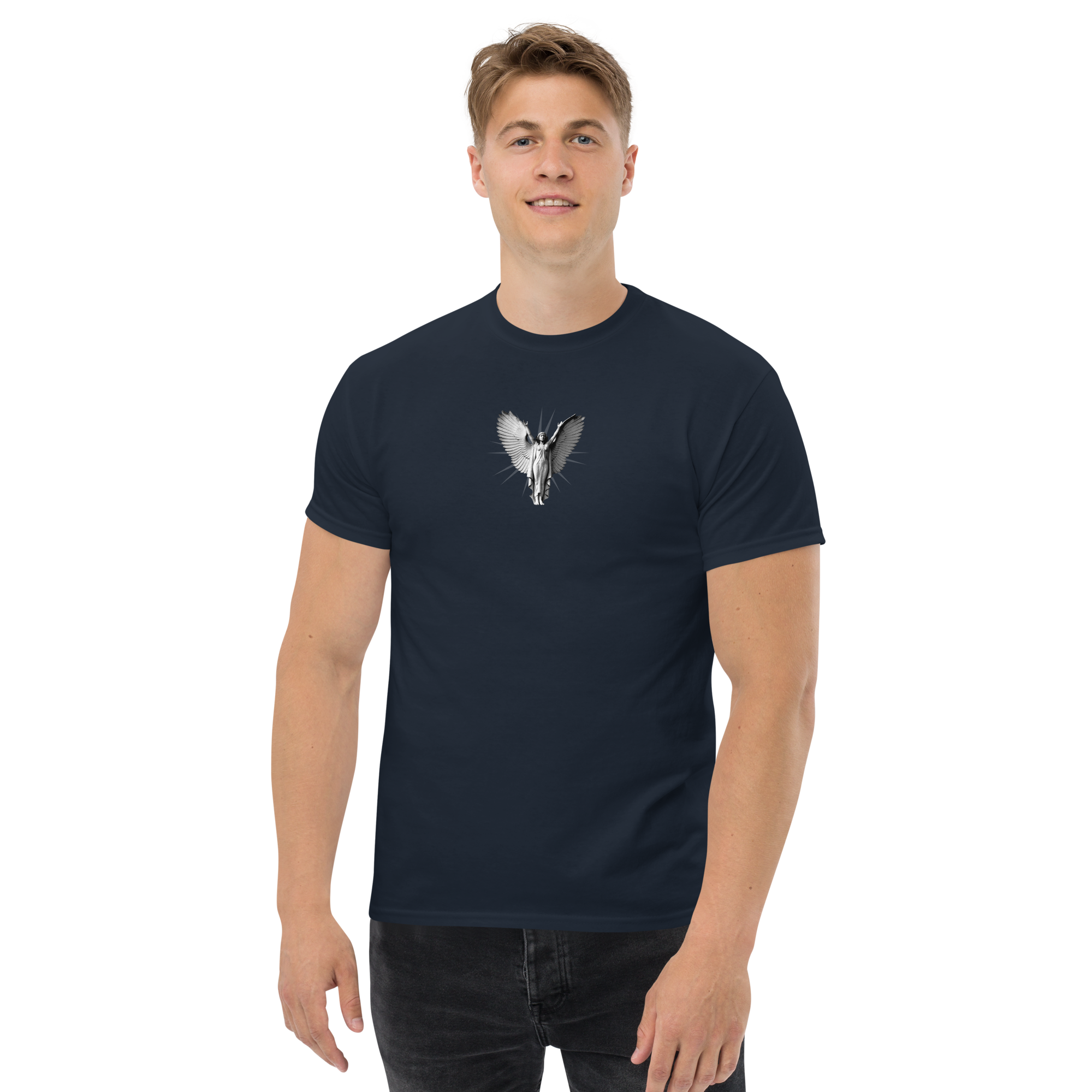 Freedom Angel Graphic Tee - Embrace Your Spirit Unisex Design - OFFSIDE CLUB