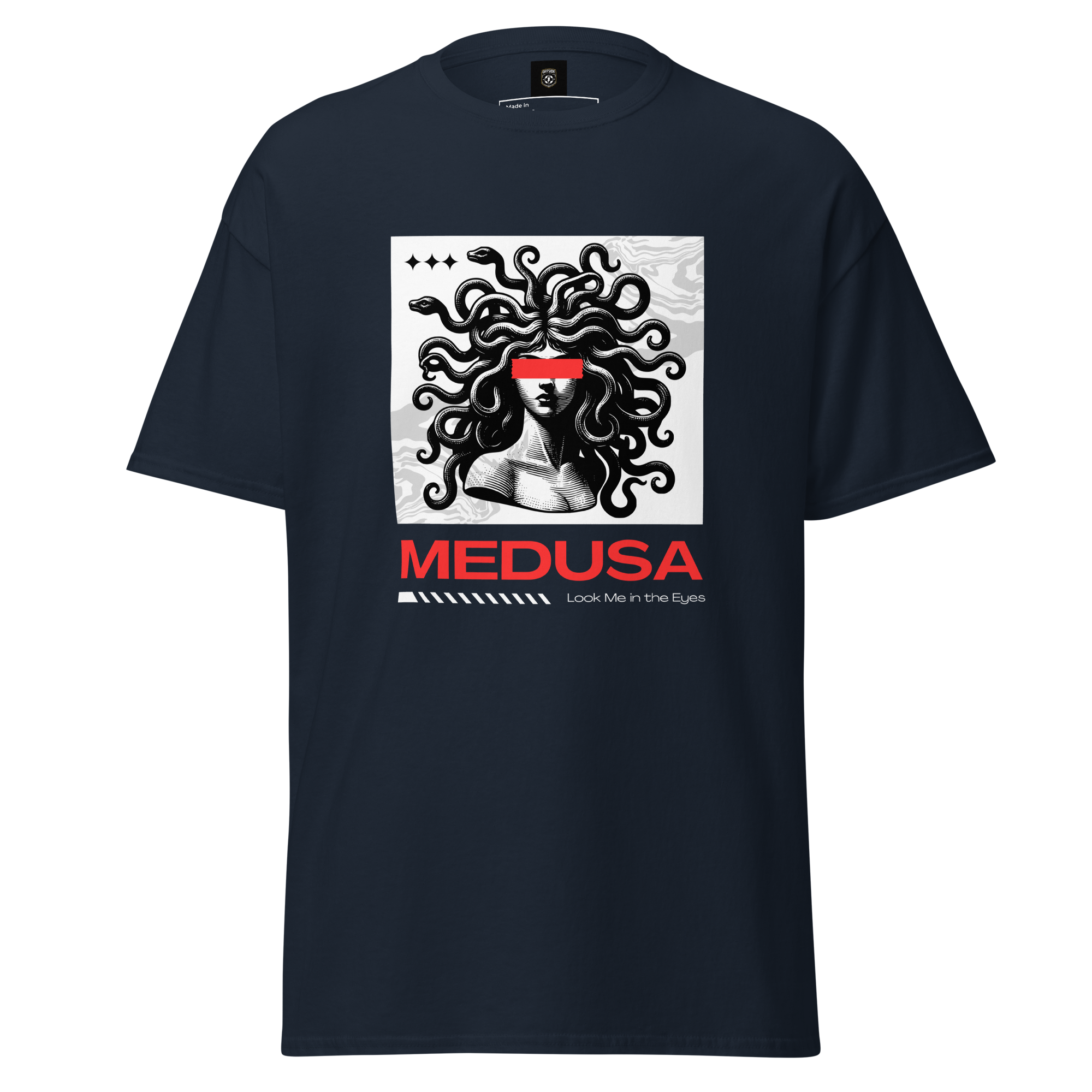 Medusa Graphic Tee - Look Me In The Eyes - OFFSIDE CLUB