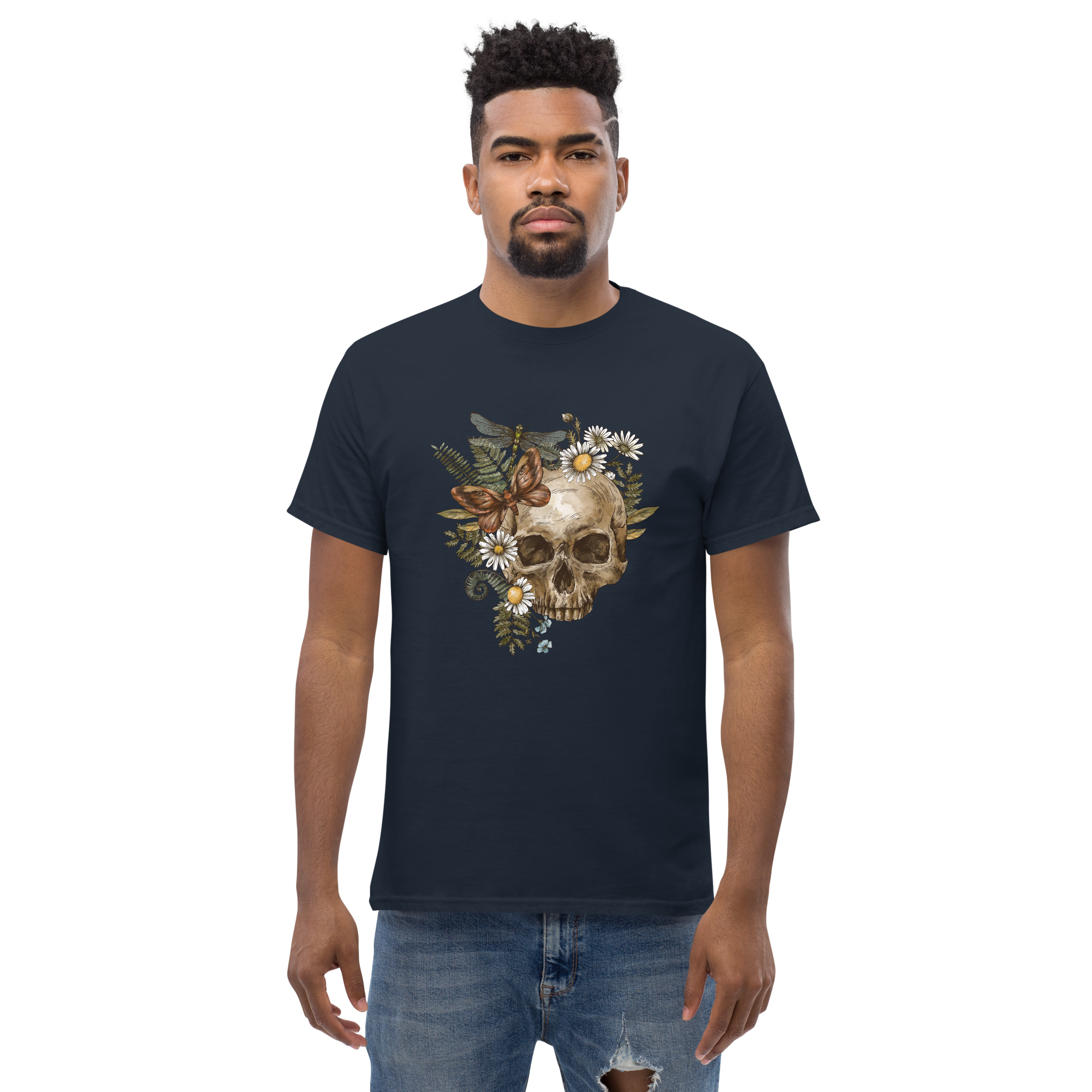 The Botanical Skull Heavyweight T-Shirt