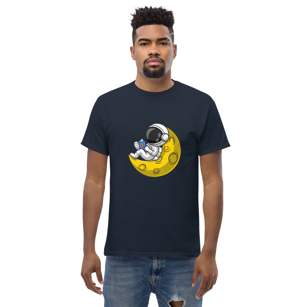 Lunar Reader Tee - Stylish Graphic Tee for Book Lovers - OFFSIDE CLUB