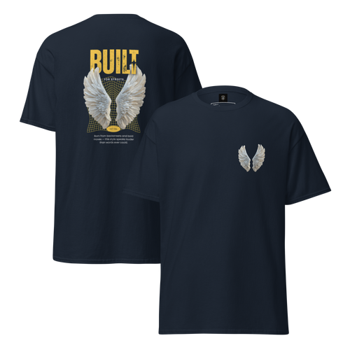 BUILT For Streets Angel Wings Graphic Tee for Stylish Comfort - OFFSIDE CLUB