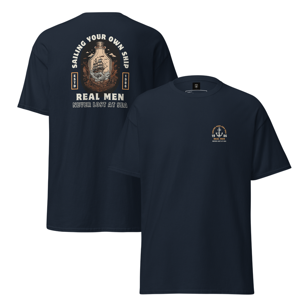 Lost At Sea Graphic Tee for Adventure Lovers - OFFSIDE CLUB