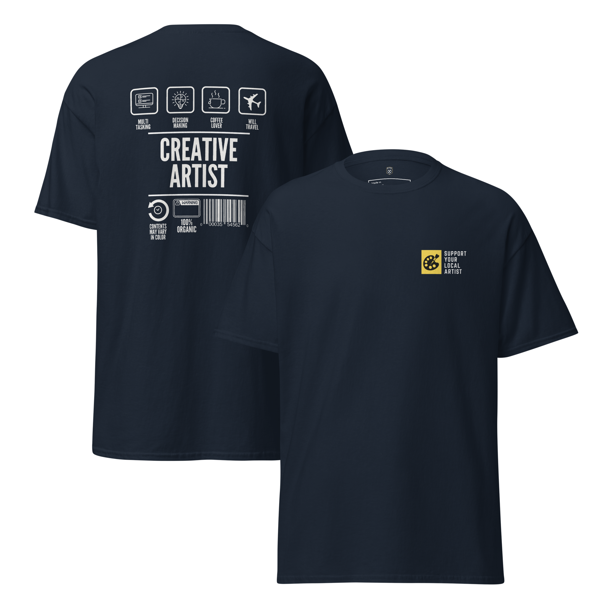 Creative Artist Graphic Tee - Support Your Local Artist Shirt | DTF Premium Print Streetwear - OFFSIDE CLUB