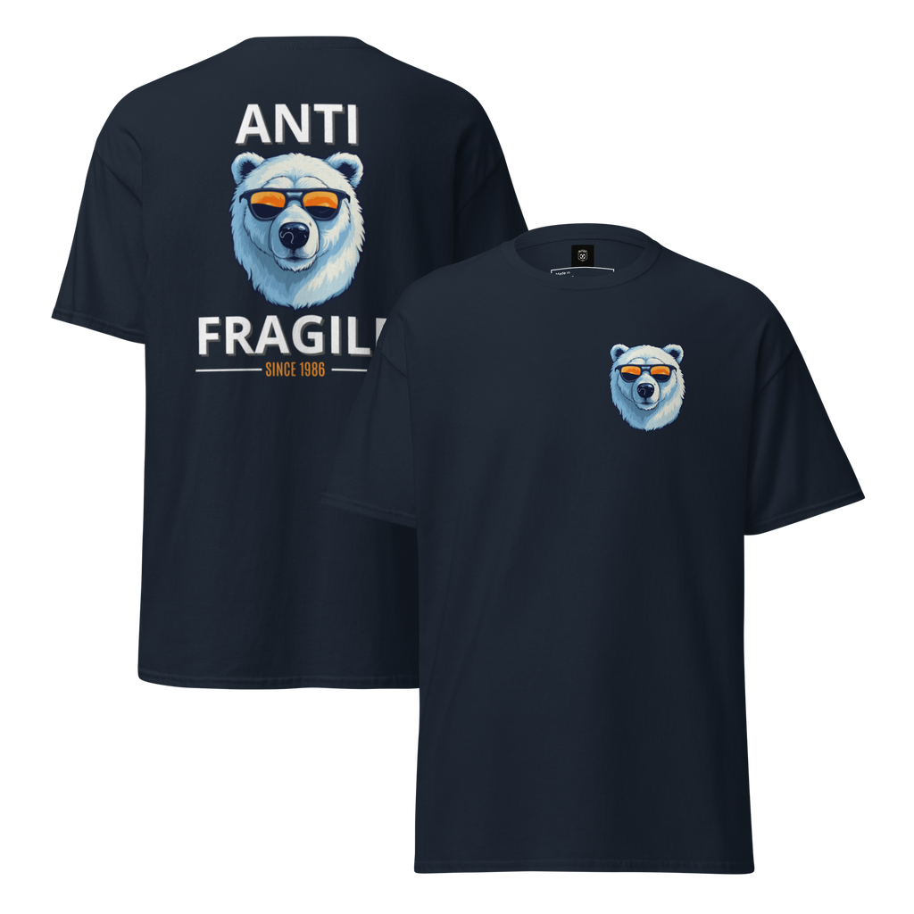 Antifragile Polar Bear Tee - Stand Out in Unique Urban Streetwear for Fearless Fashion - OFFSIDE CLUB