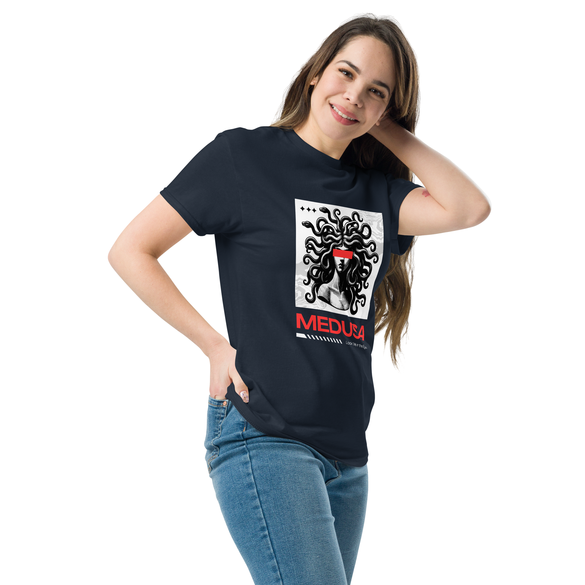 Medusa Graphic Tee - Look Me In The Eyes - OFFSIDE CLUB