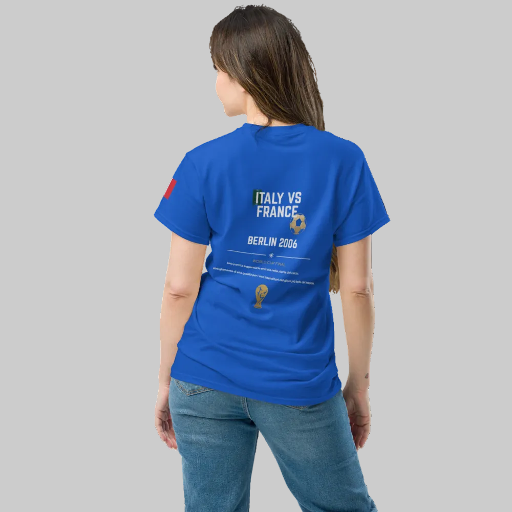Italy Champions 2006 T-Shirt - Vintage Football Tee - OFFSIDE CLUB