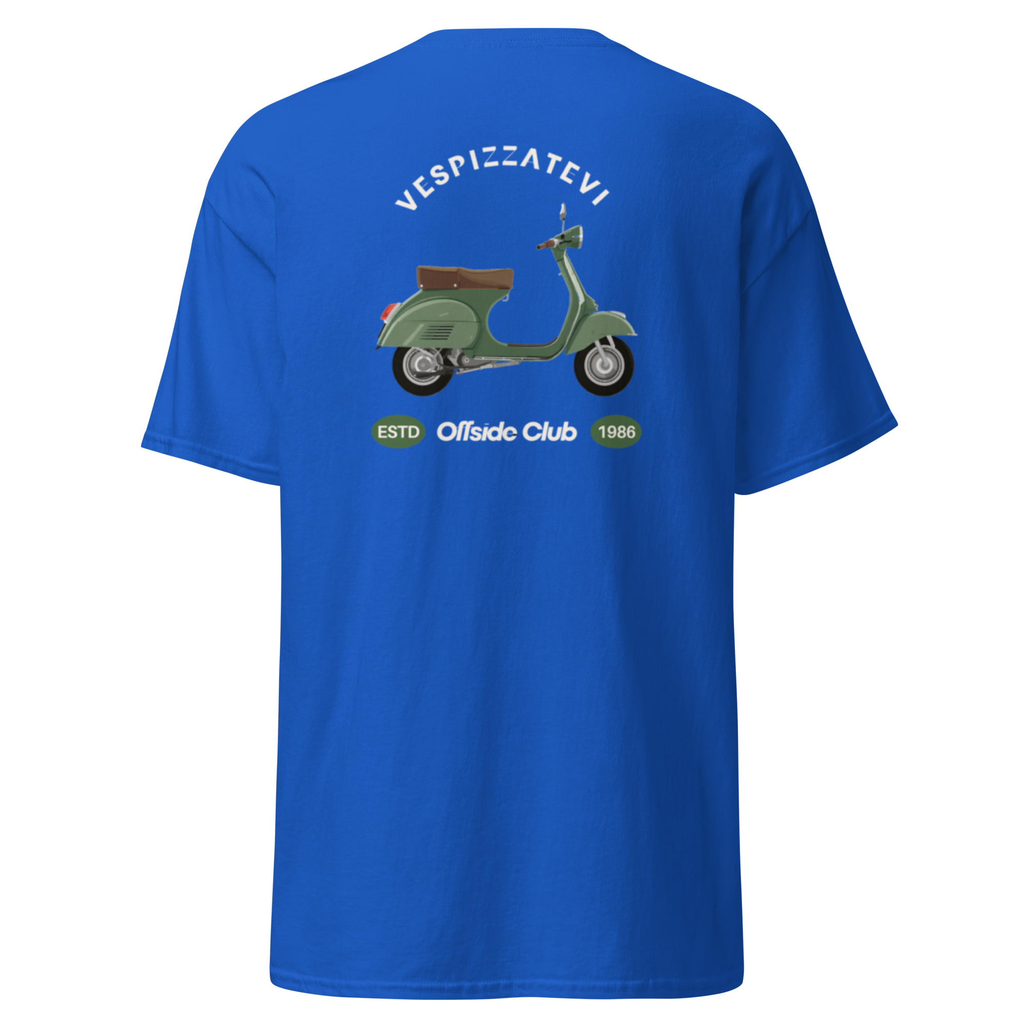 Retro Italian Vibes Offside Club Vespa Tee for Unique Style - OFFSIDE CLUB