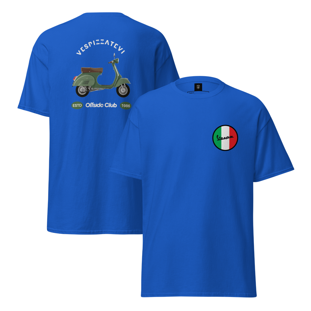 Retro Italian Vibes Offside Club Vespa Tee for Unique Style - OFFSIDE CLUB