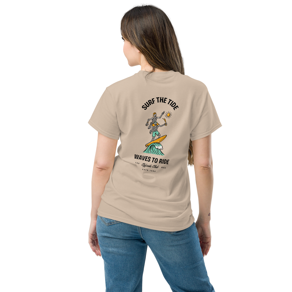 Surf The Tide Men's Surfing Graphic Tee - OFFSIDE CLUB