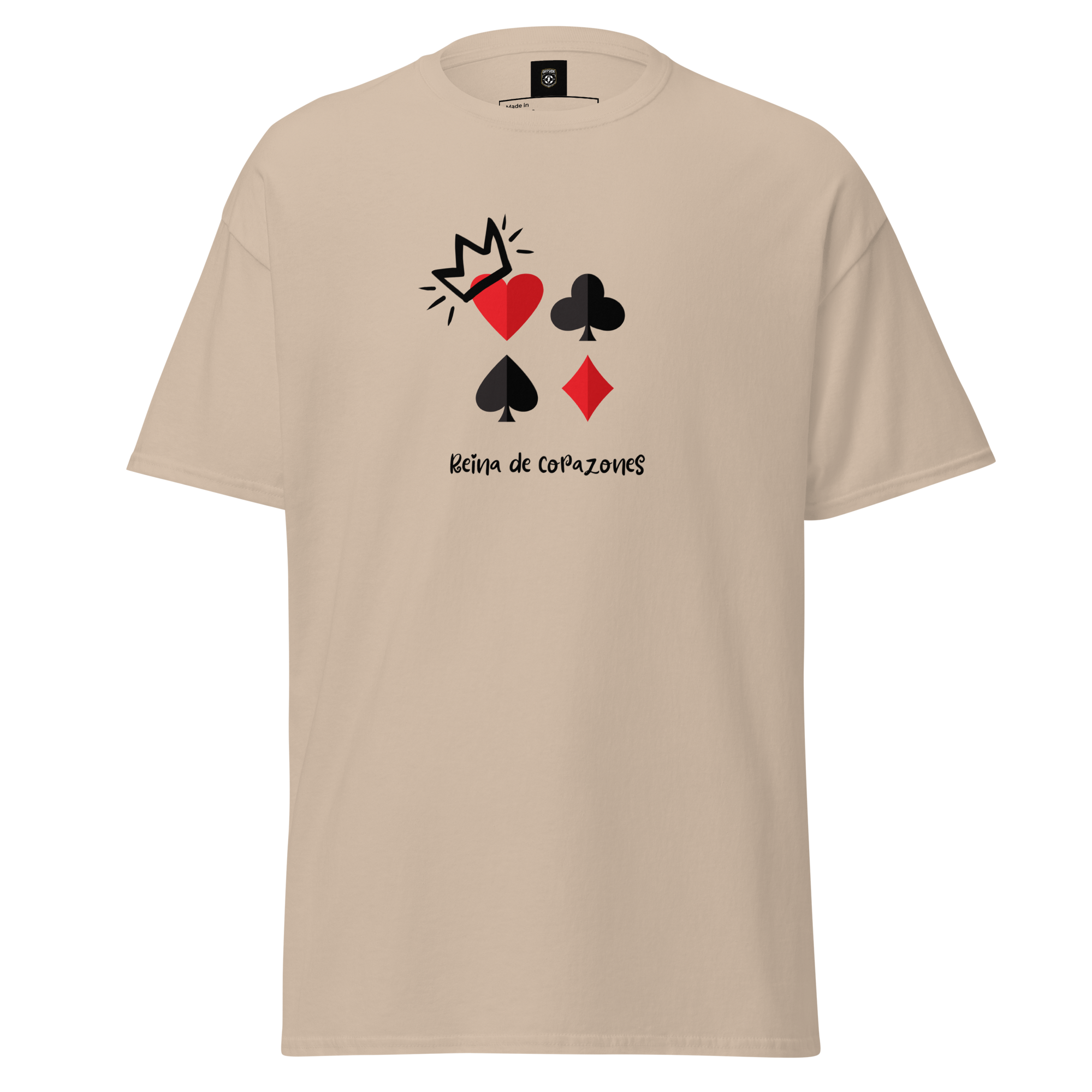 Reina de Corazones Tee - Stylish Statement Shirt for Every Occasion - OFFSIDE CLUB