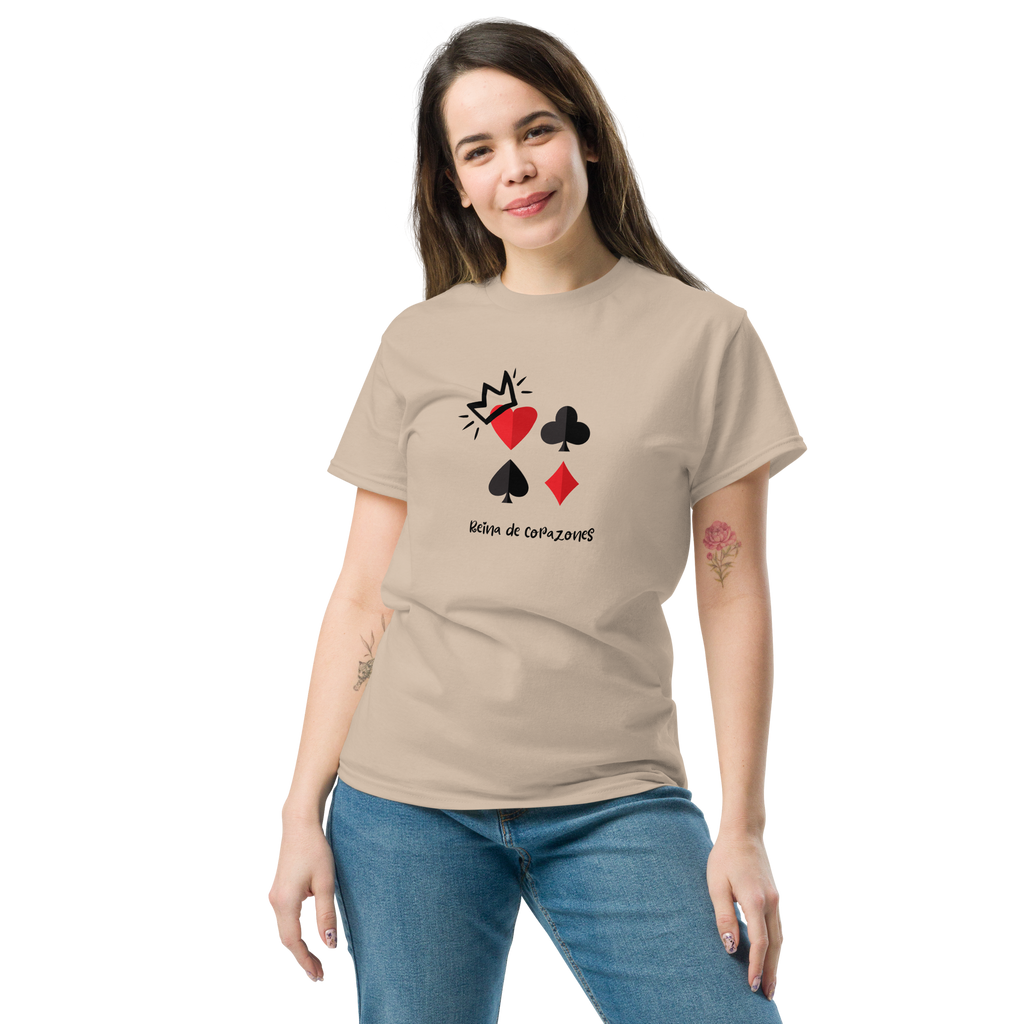 Reina de Corazones Tee - Stylish Statement Shirt for Every Occasion - OFFSIDE CLUB