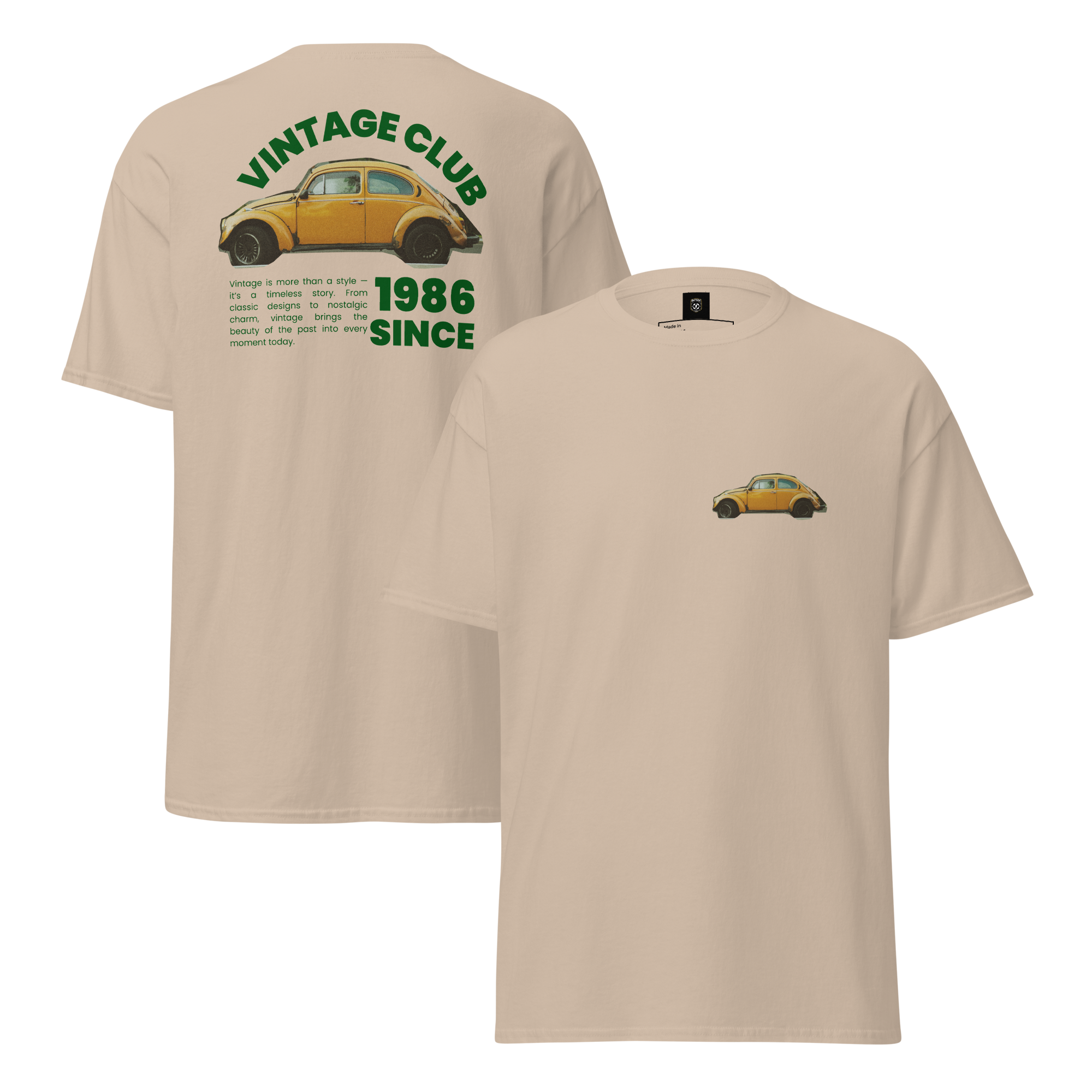 Vintage 1986 Graphic Tee - Classic Style for Retro Enthusiasts - OFFSIDE CLUB