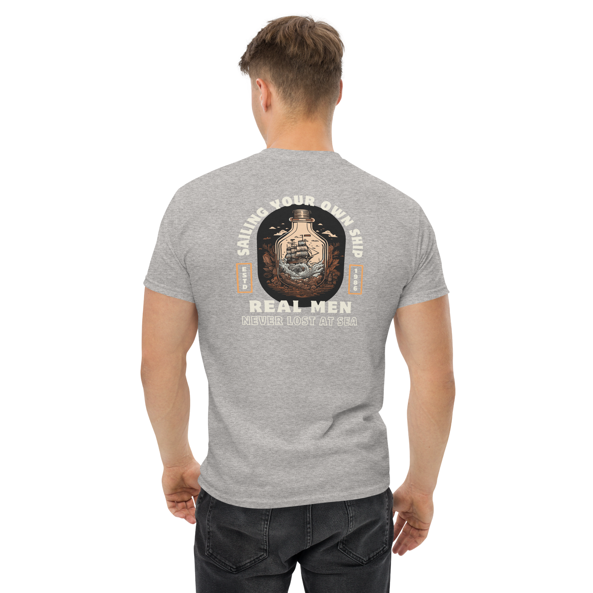 Lost At Sea Graphic Tee for Adventure Lovers - OFFSIDE CLUB