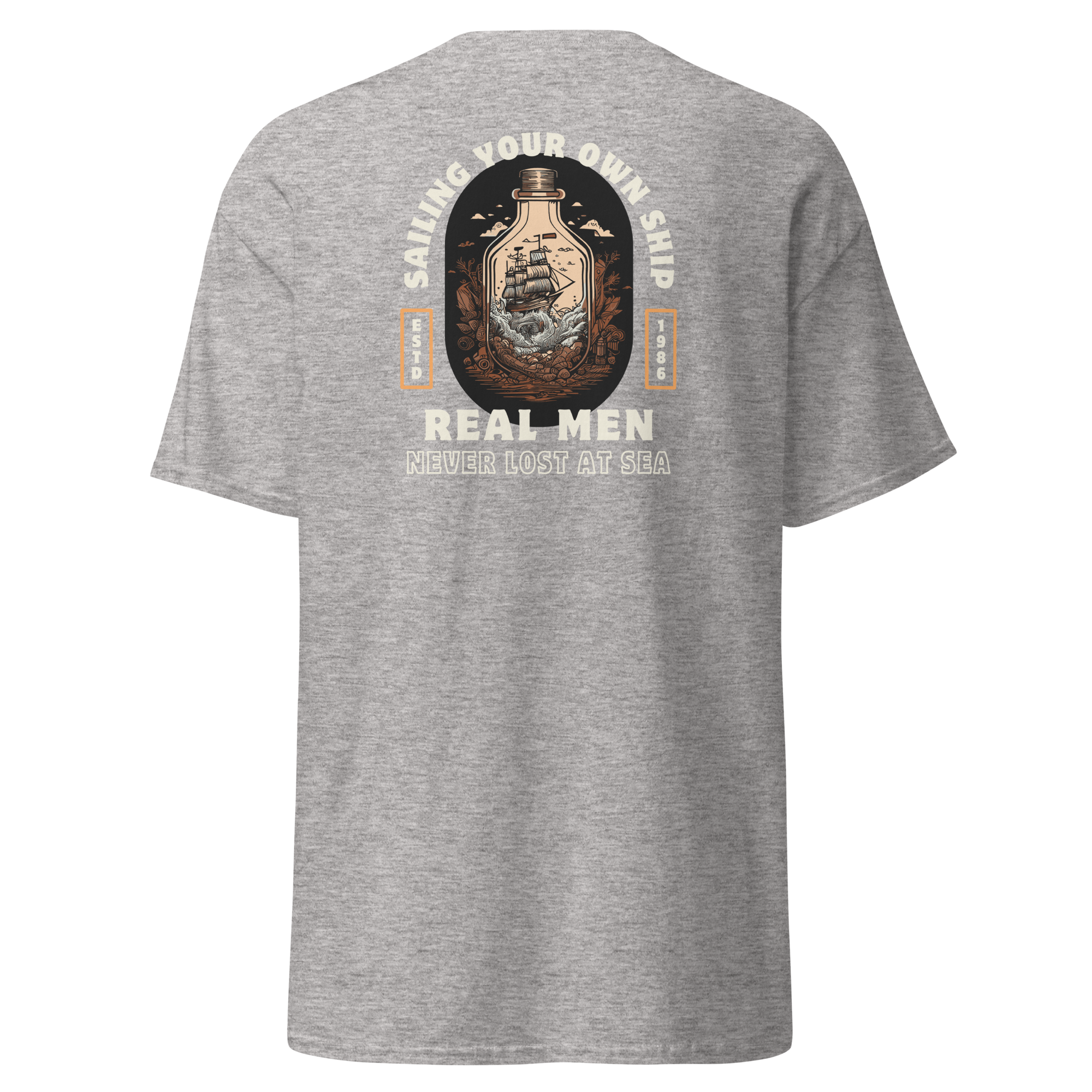 Lost At Sea Graphic Tee for Adventure Lovers - OFFSIDE CLUB