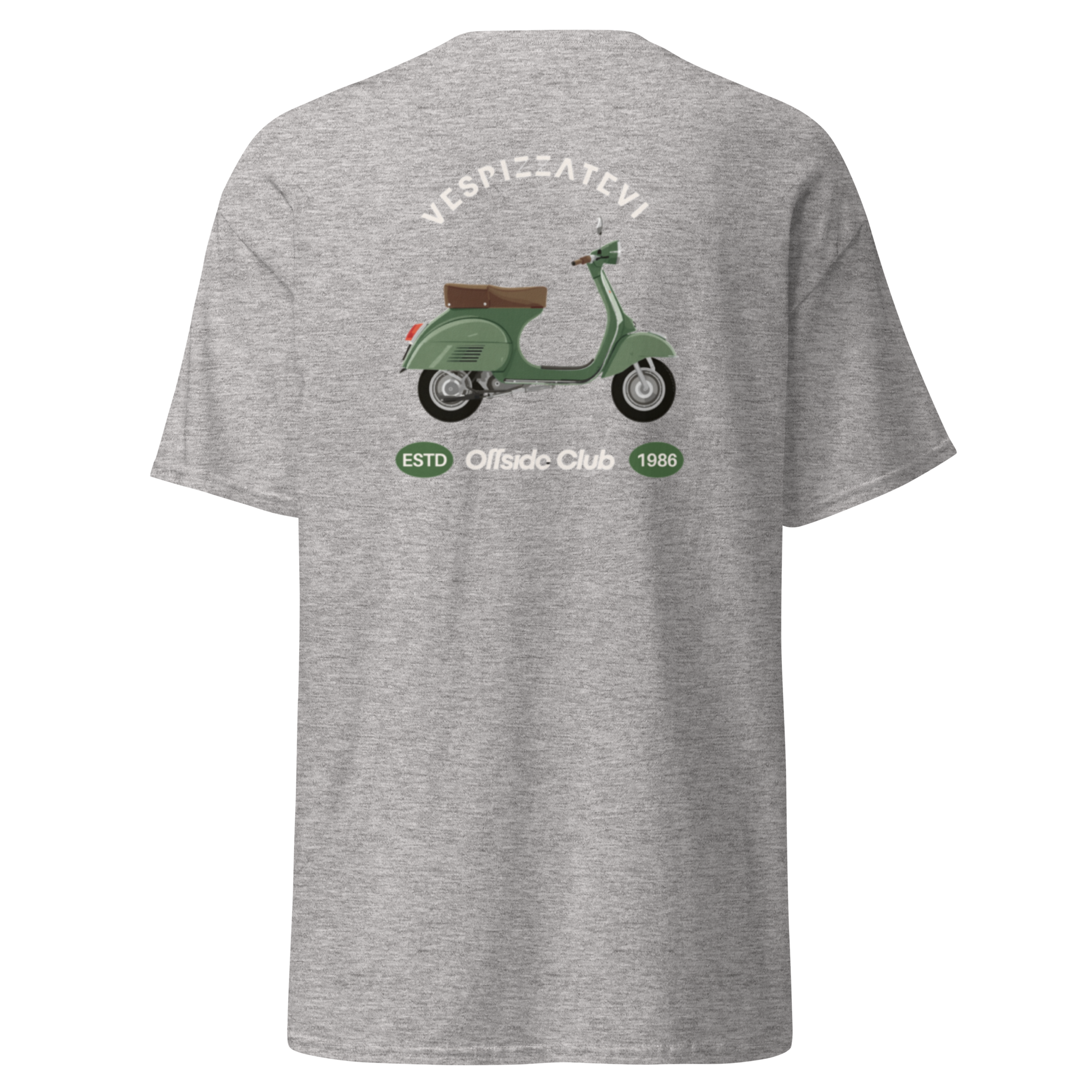 Retro Italian Vibes Offside Club Vespa Tee for Unique Style - OFFSIDE CLUB