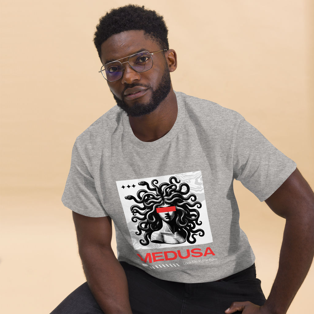 Medusa Graphic Tee - Look Me In The Eyes - OFFSIDE CLUB
