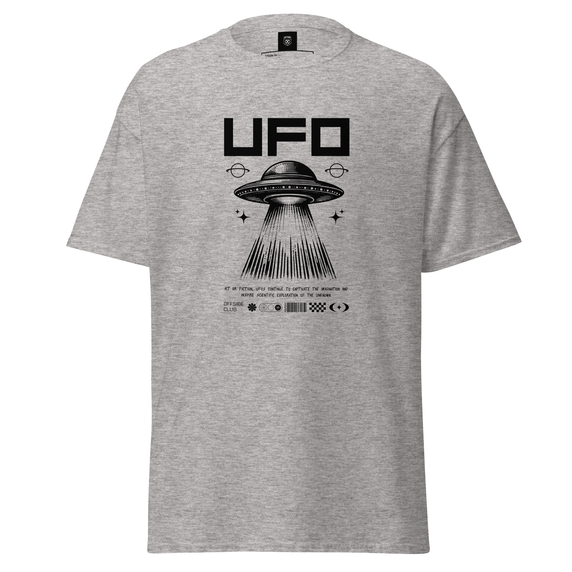 UFO Discovery Graphic Tee - Unleash Your Cosmic Style with Retro Sci-Fi Vibes - OFFSIDE CLUB