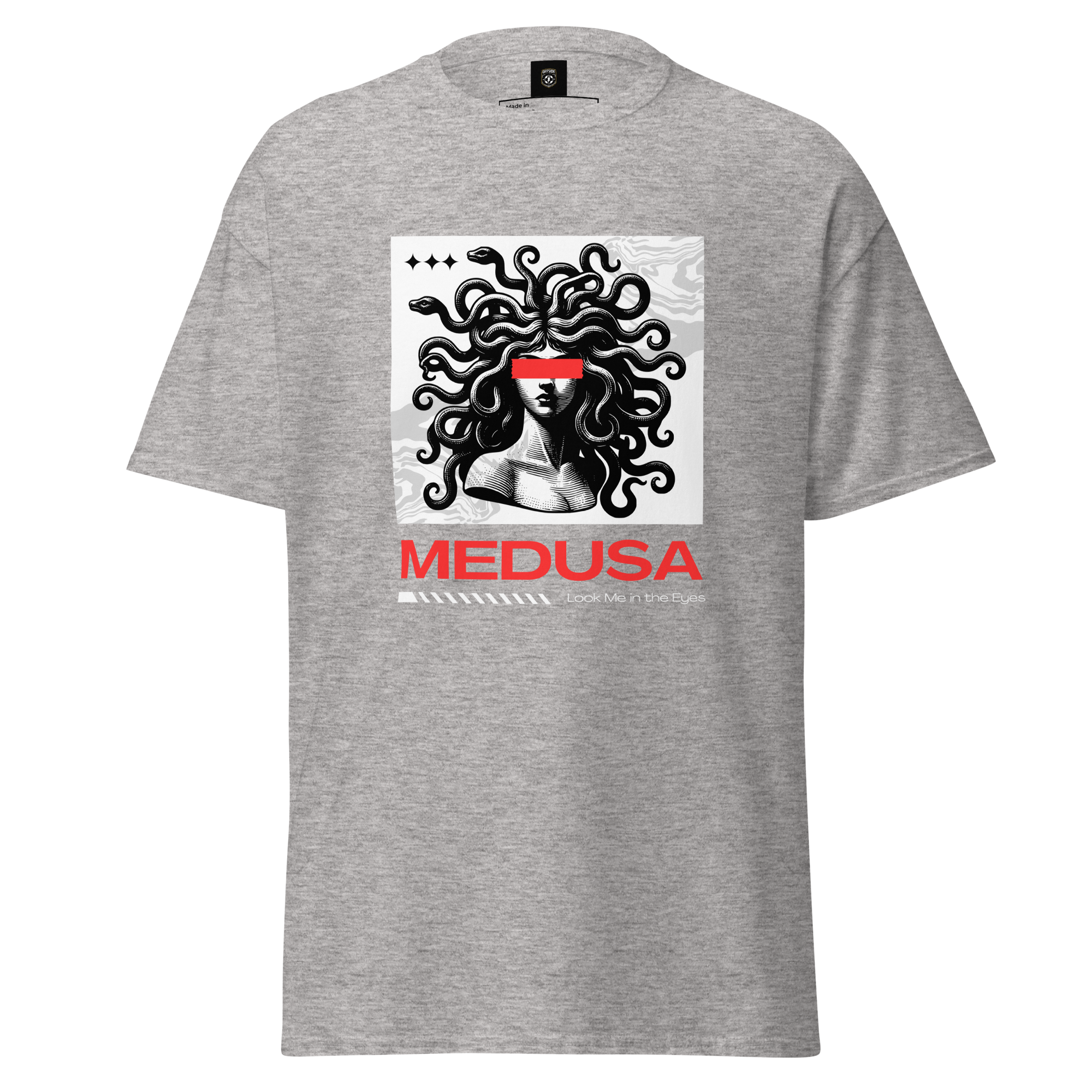 Medusa Graphic Tee - Look Me In The Eyes - OFFSIDE CLUB