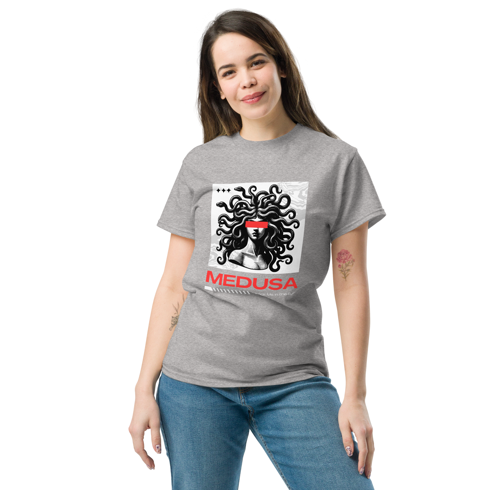 Medusa Graphic Tee - Look Me In The Eyes - OFFSIDE CLUB
